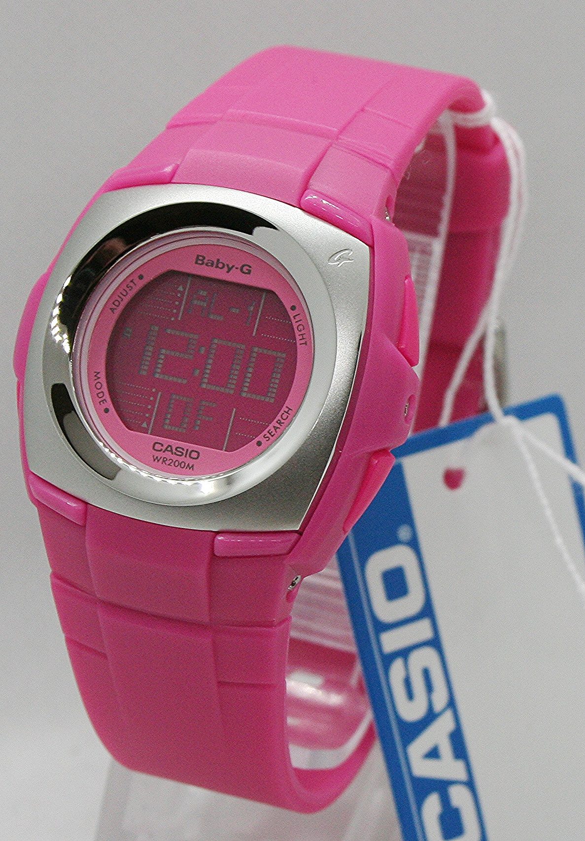 CASIO BABY-G Digitaluhr Casio Damenuhr Baby G BG-1220-4AVER, (1-tlg)