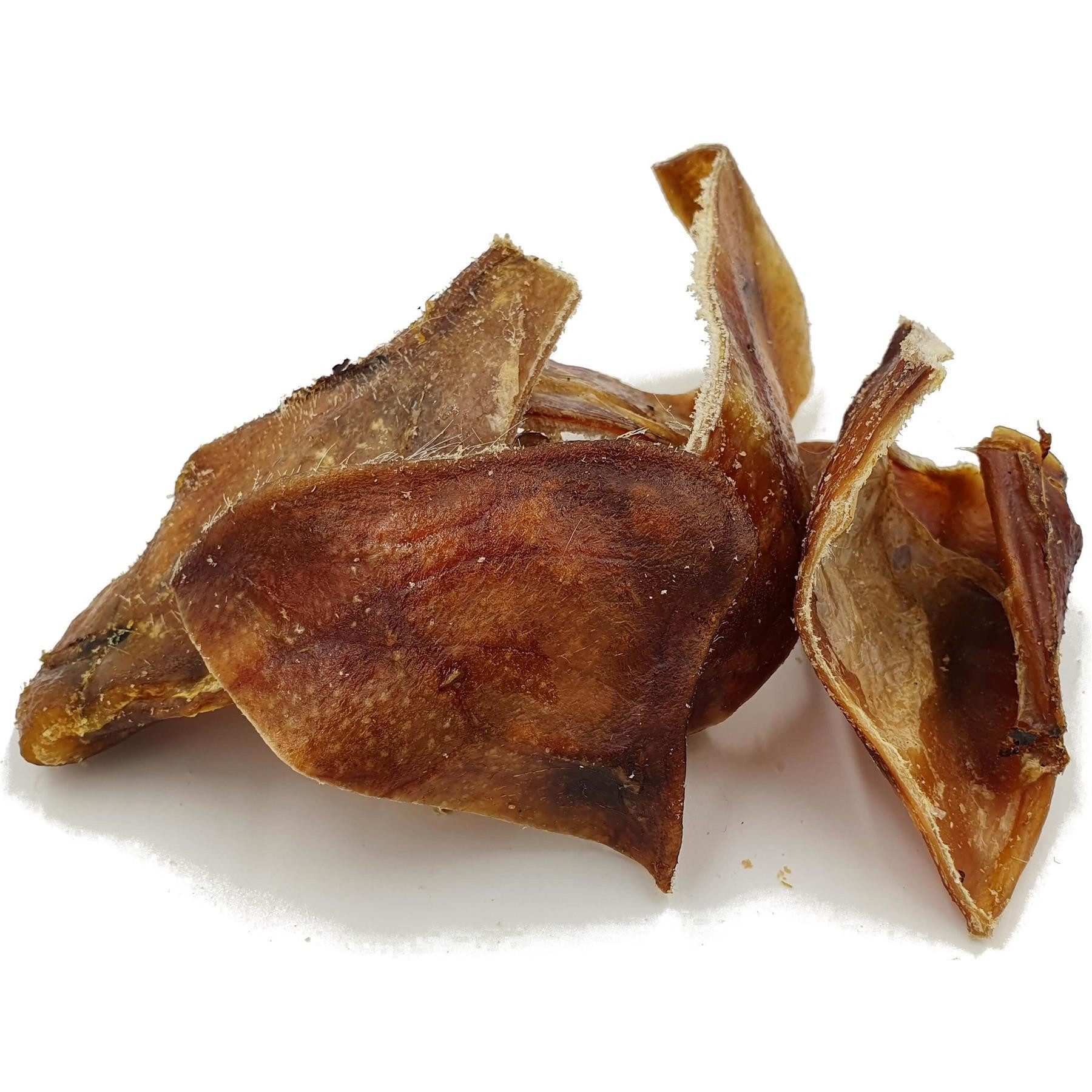 Breers Pet Food Schweineohr getrocknet Streifen Hundeleckerli, Snack für: Hunde, Harter Kauartikel, Leckerli getreidefrei, Kausnack zuckerfrei