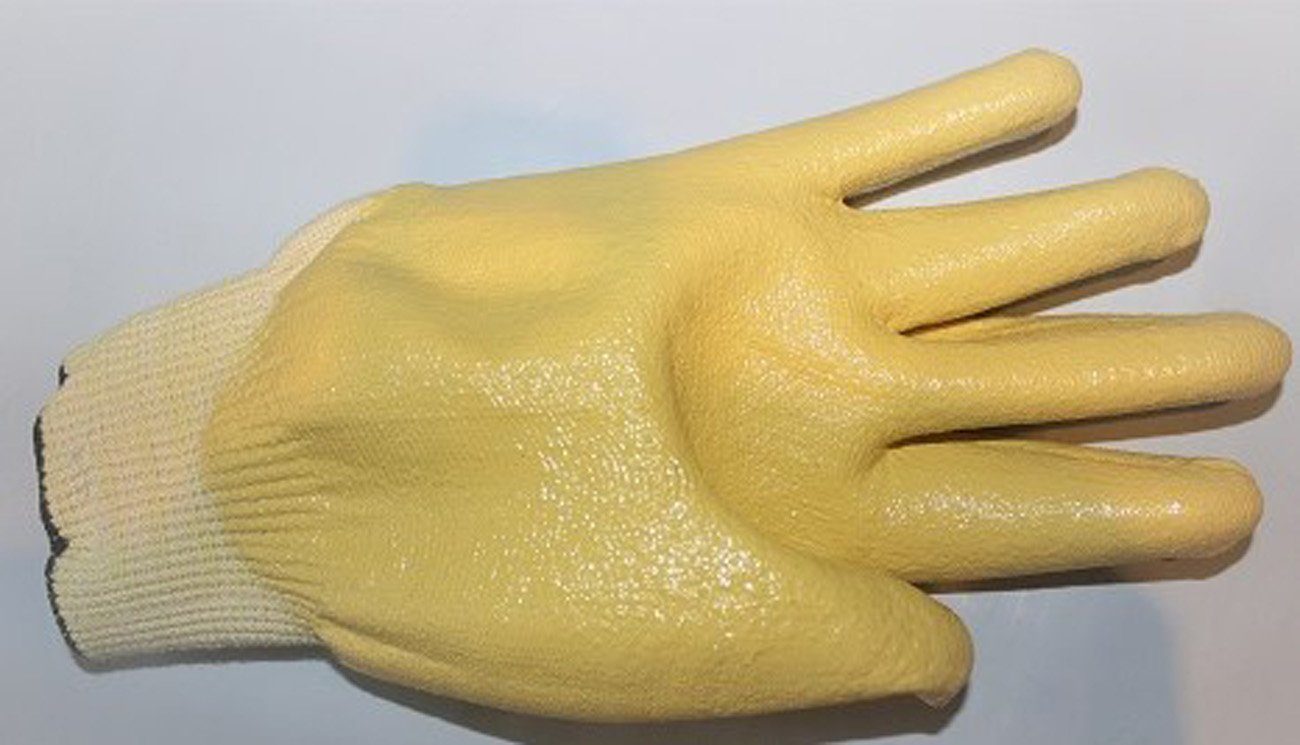 K-NIT KCL 861 Arbeits-Handschuhe 10 Schnittschutzhandschuhe myMAW Gr. Schnittschutzhandsc… gelb