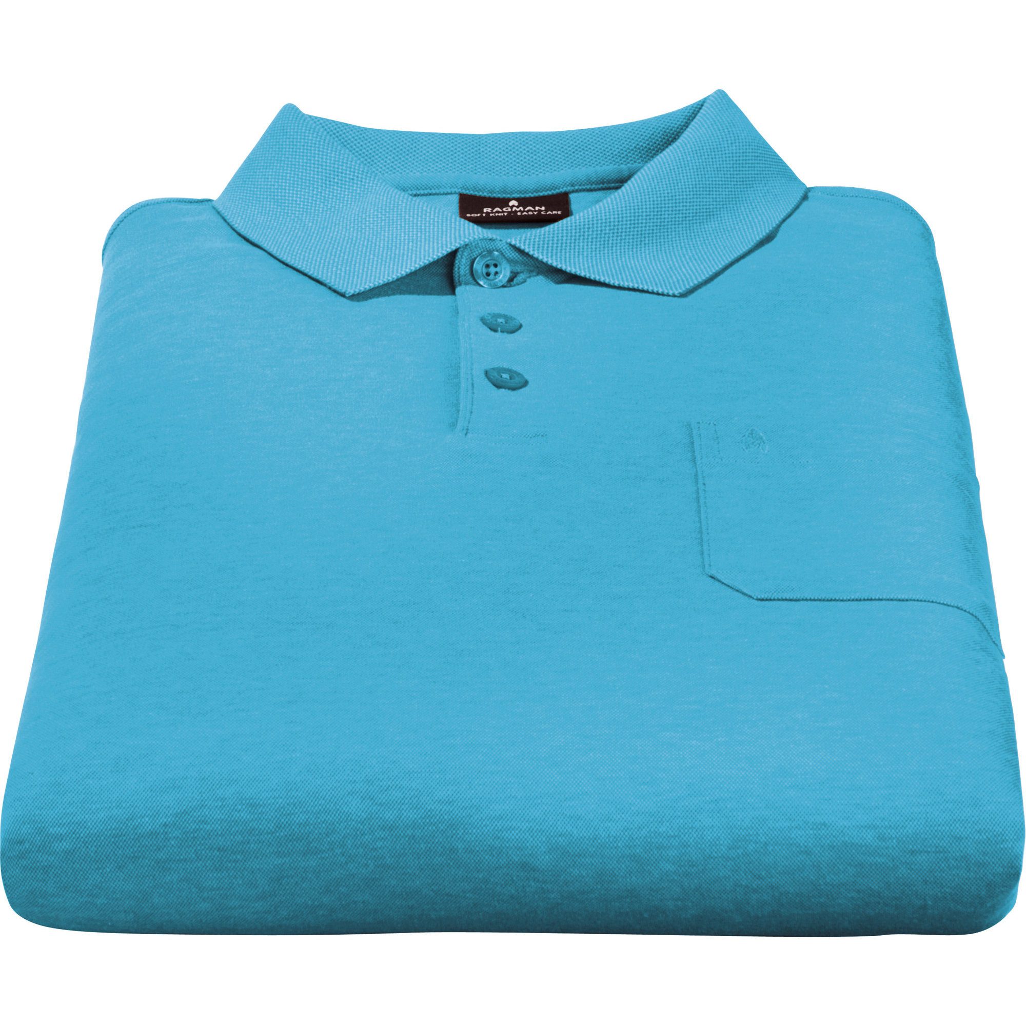 RAGMAN Sweatshirt Herren-Poloshirt Uni günstig online kaufen