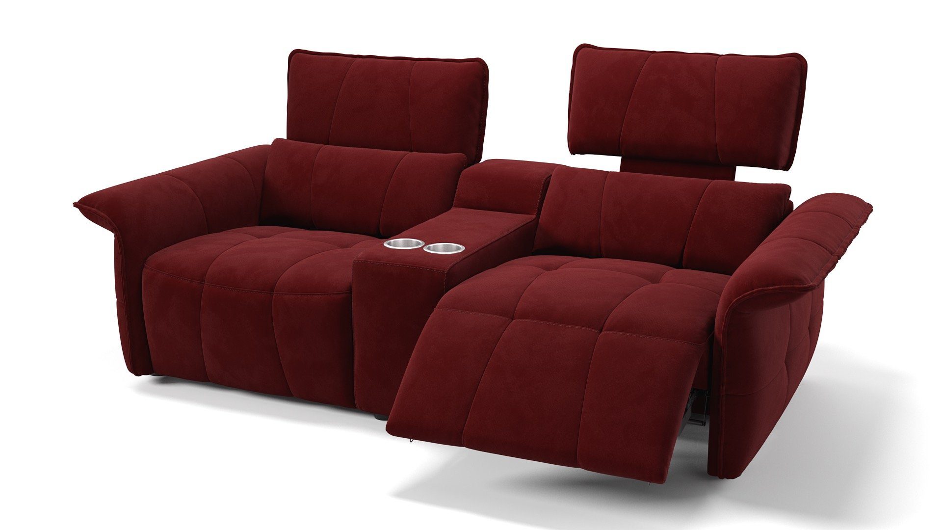 Sofanella 2Sitzer Kinosofa ADRIA Stoffsofa Kinosessel Heimkino