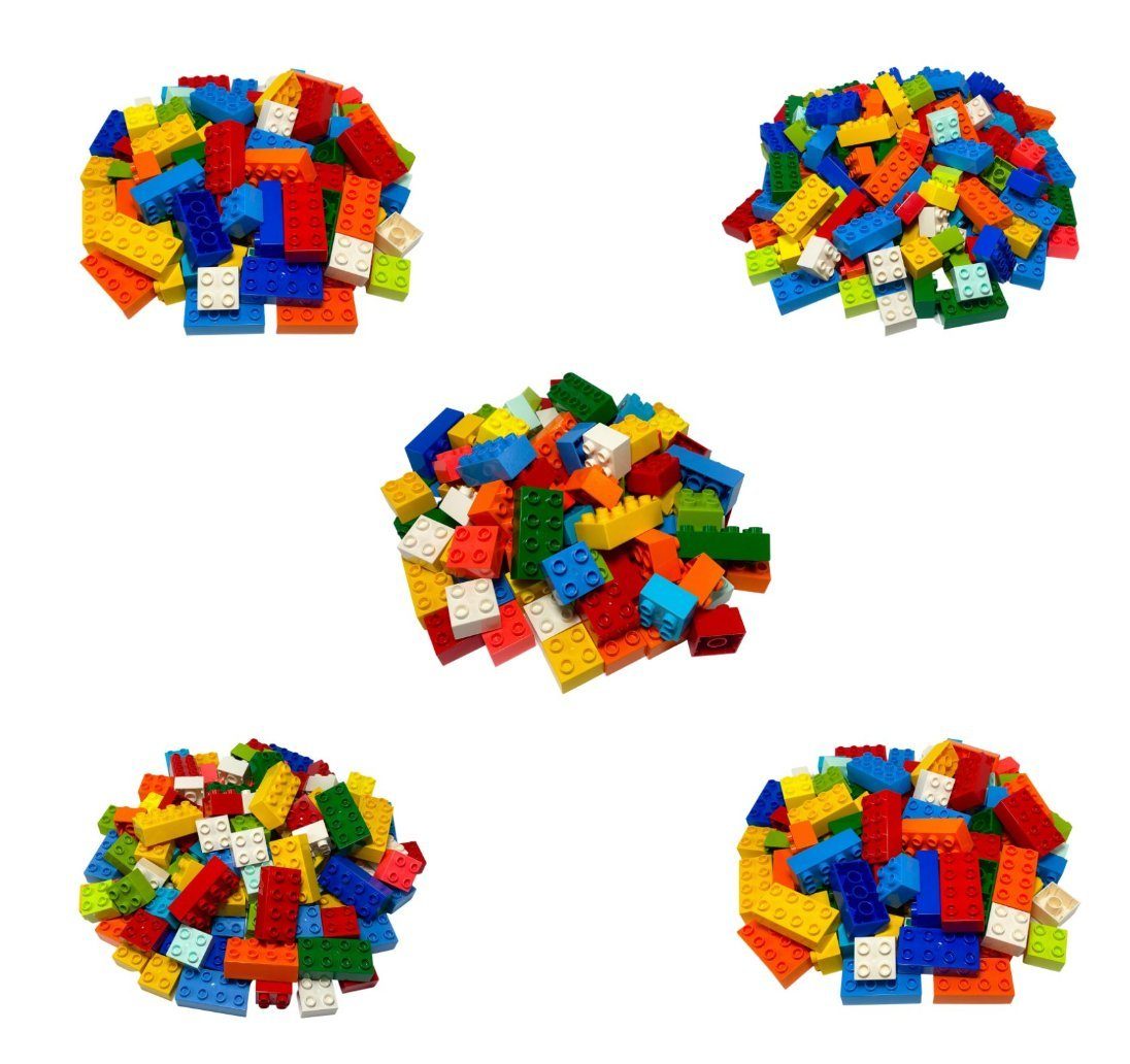 LEGO® LEGO® DUPLO® 30 2x4 Steine und 70 2x2 Steine Bunt Gemischt Spielbausteine