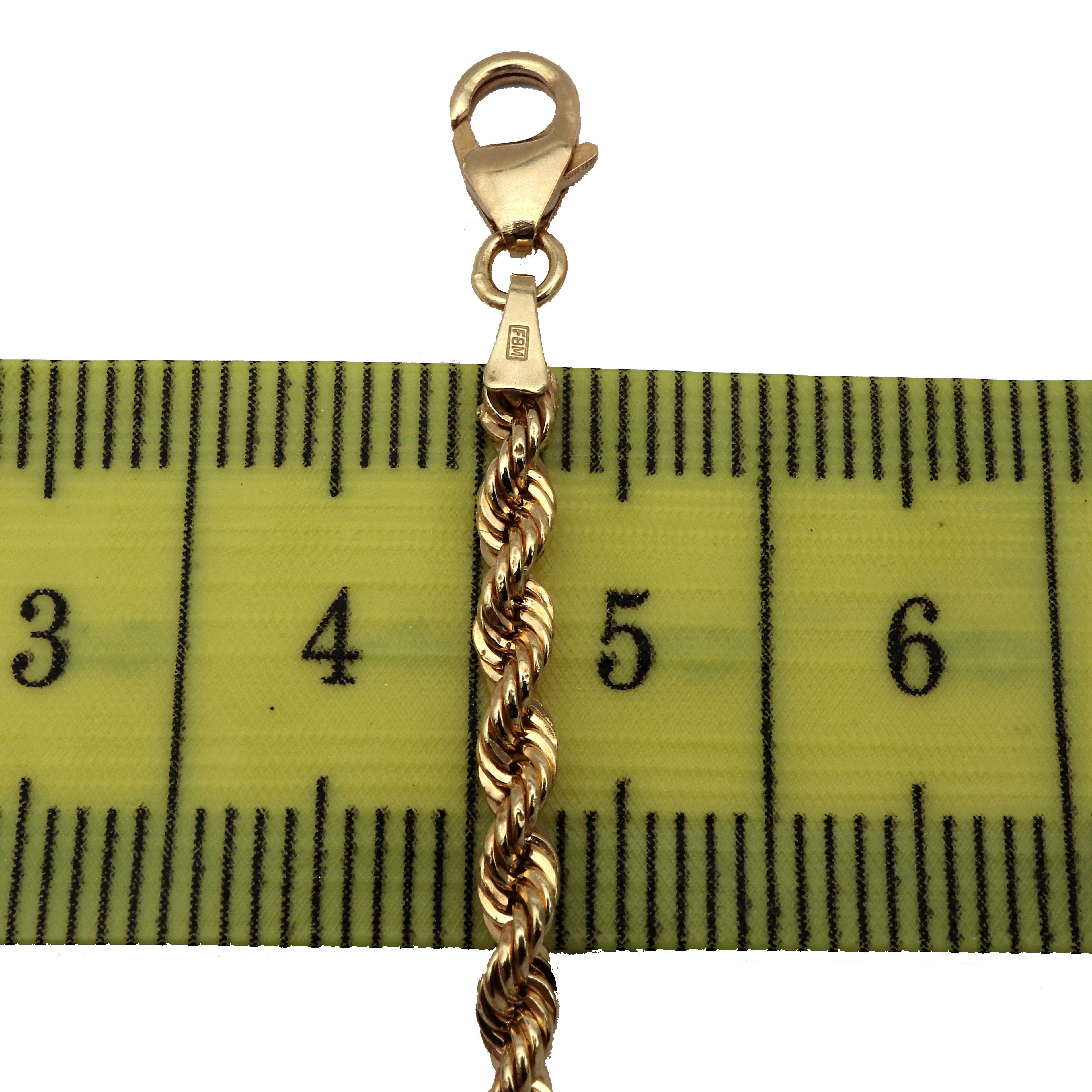 J G hochwertige Goldarmband 333 Armkette in Made 8Karat Gold Kordelkette 19-21cm Germany Schmucketui), 2,70mm & (inkl.