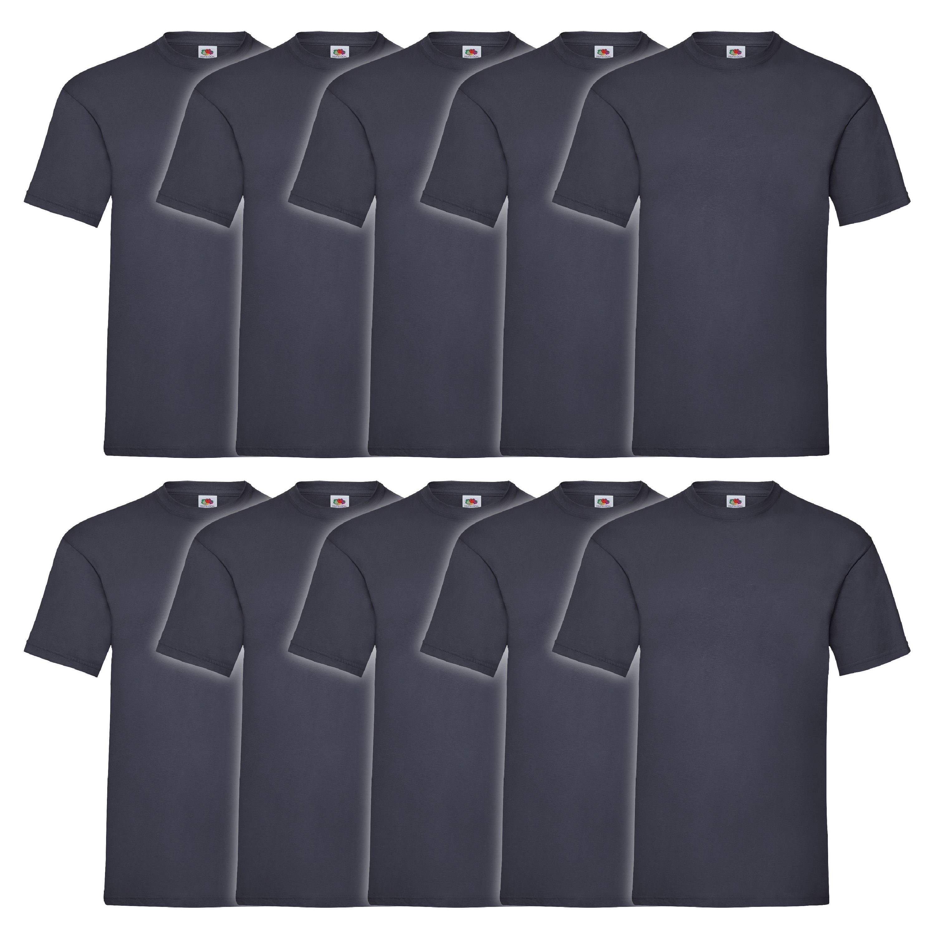 Fruit of the Loom Rundhalsshirt Valueweight T-Shirt deep navy