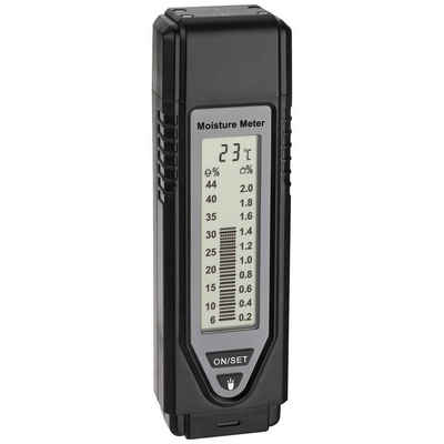 TFA Dostmann Feuchtigkeitsmesser Materialfeuchtemessgerät mit Temperaturanzeige, Temperaturmessung