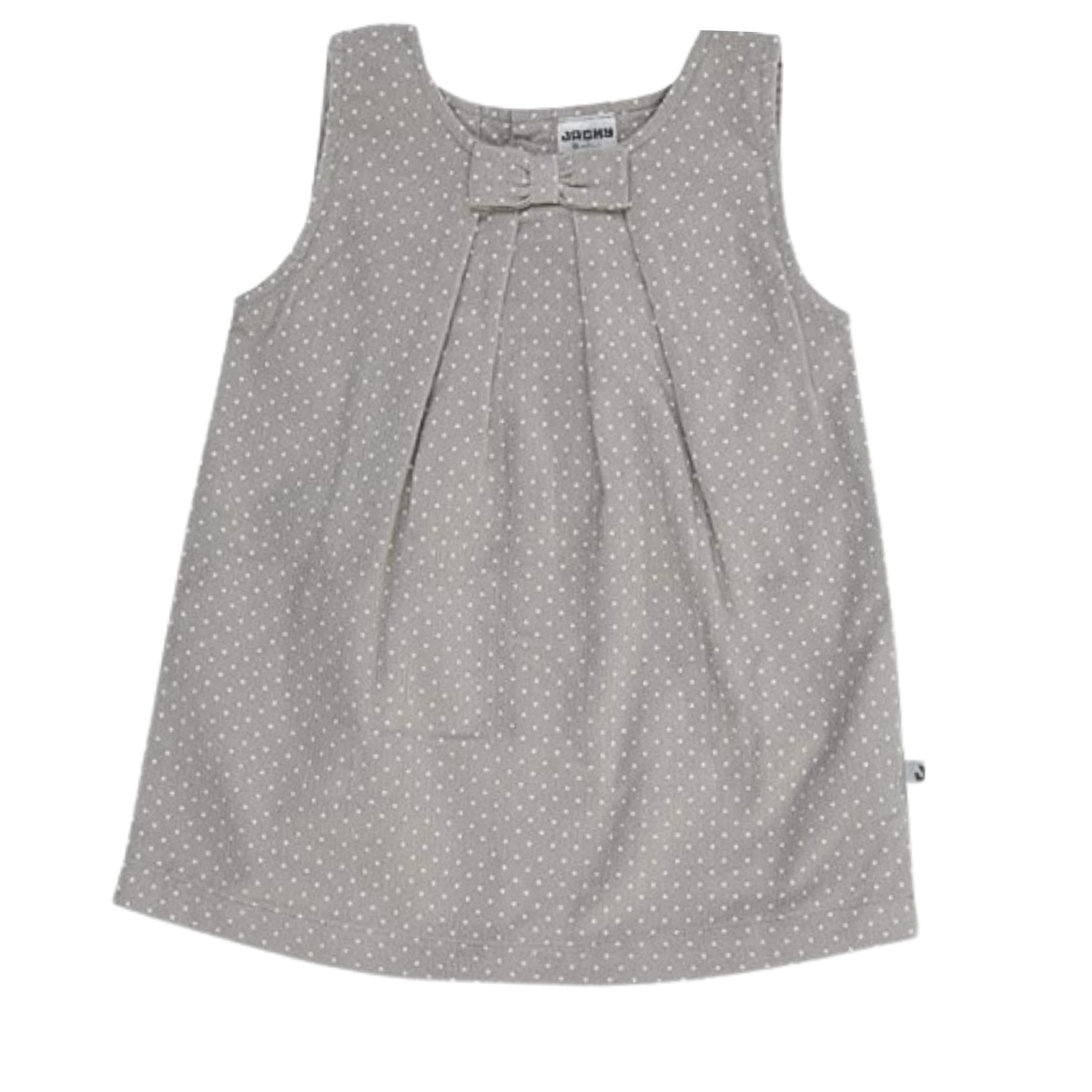 JACKY Cordkleid Kleid Baby & Kind, Ärmellos, (1-tlg) aus Baumwolle, Alloverdruck, A-Linie, Cocktailkleid