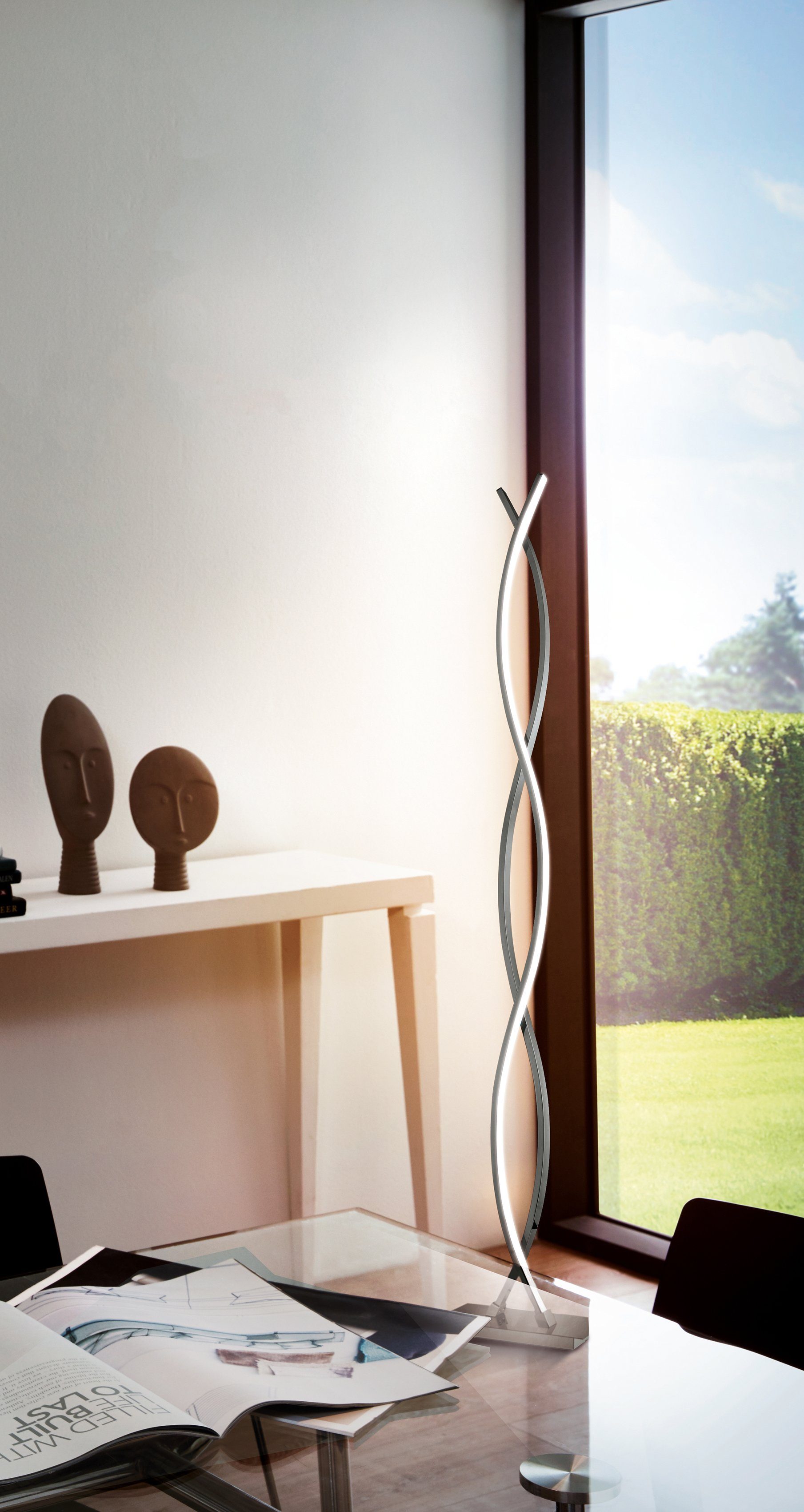 EGLO LED Stehlampe LASANA 2, Ein-/Ausschalter, LED fest integriert, Warmwei günstig online kaufen