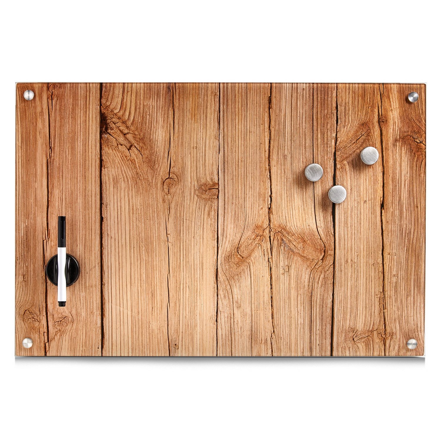 Zeller Present Memoboard Magnettafel Wood Magnettafel günstig online kaufen