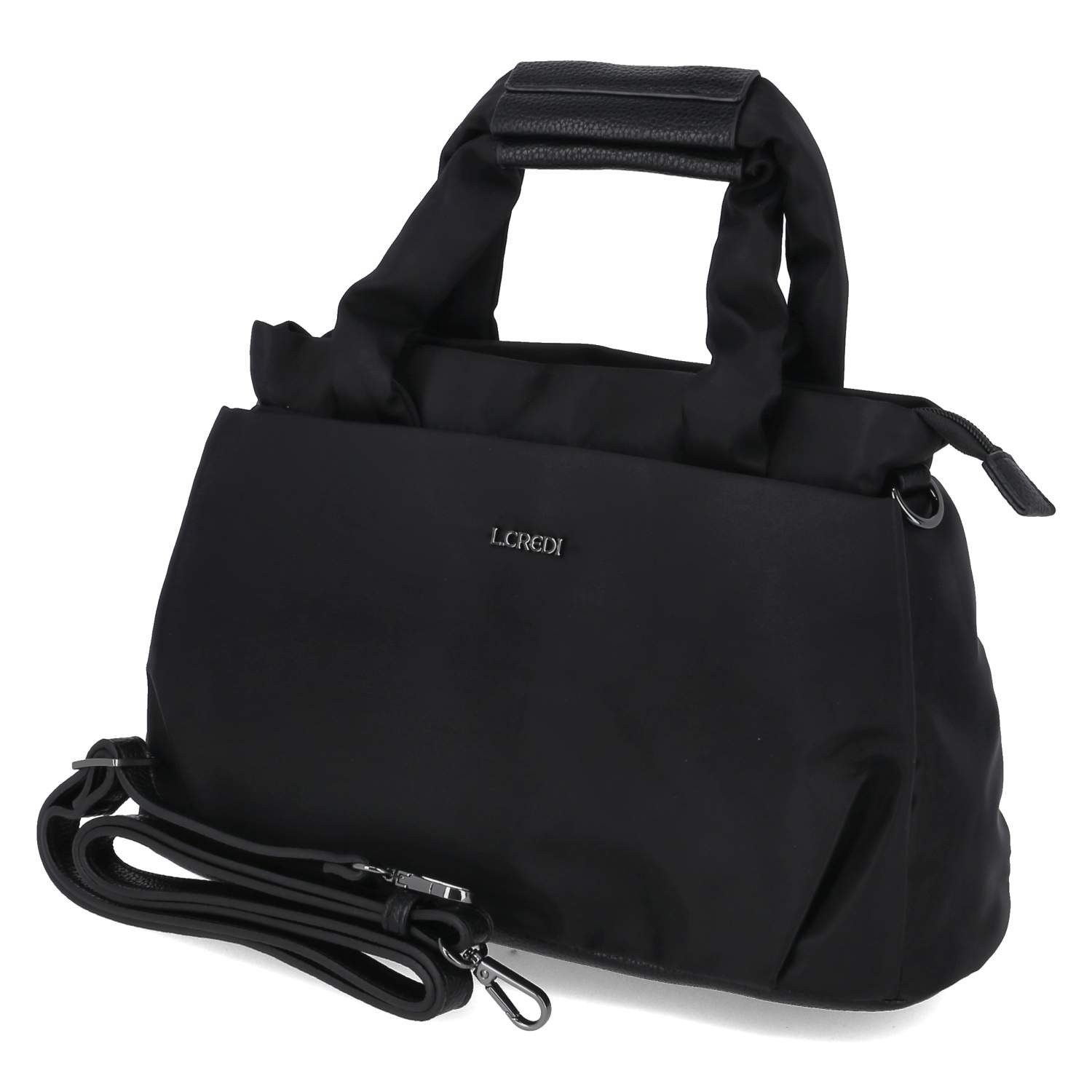 L. CREDI Handtasche L.Credi 1006280/200 Damen Henkeltaschen Textil & Synthetik black