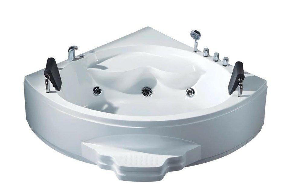 Xlmoebel Whirlpool-Badewanne XLMOEBEL Hydromassage Badewanne aus hochwertigem Acryl in Weiß, Made in Europa