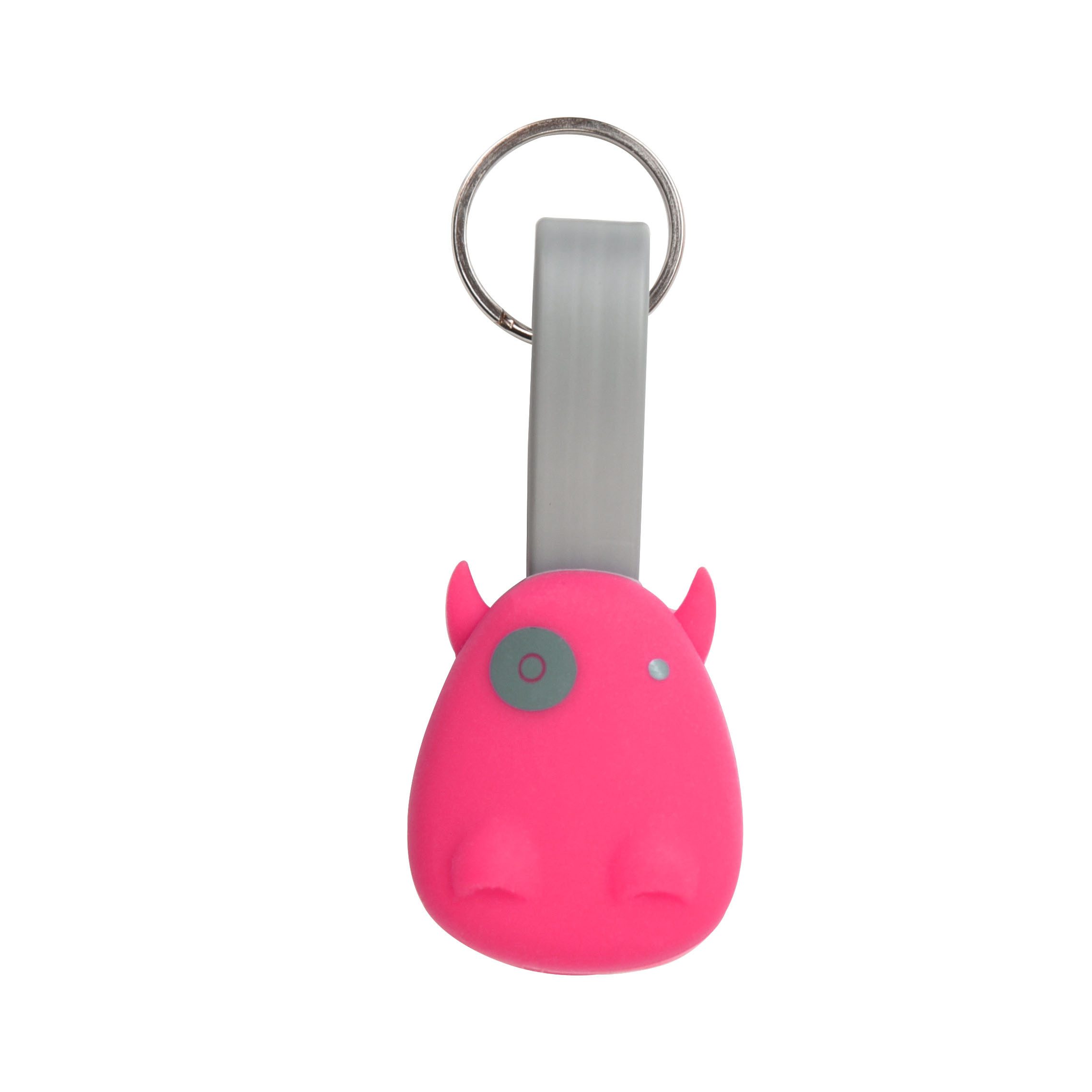 Munkees Schlüsselanhänger USB-C Ladekabel im Hippo-Design für unterwegs (Einzelartikel), Ladekabel und Schlüsselanhänger in einem kompakten Hippo-Design – Bild 4 von 5