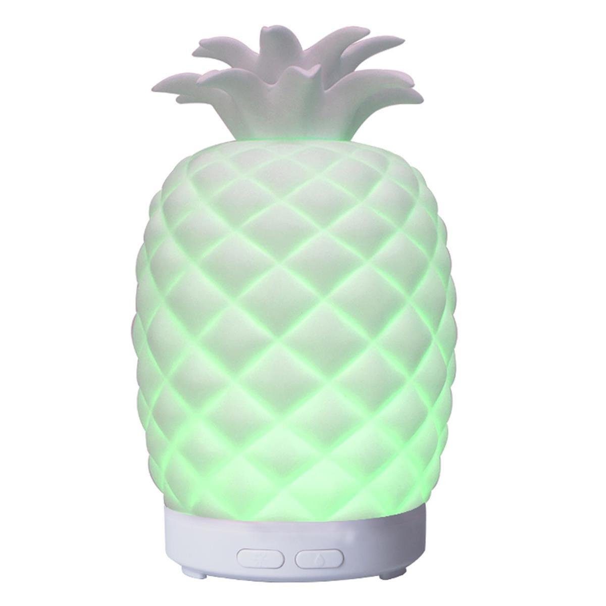 Diffuser BOURGH Keramik Ananas Aroma Diffuser ätherische Öle Luftbefeuchter