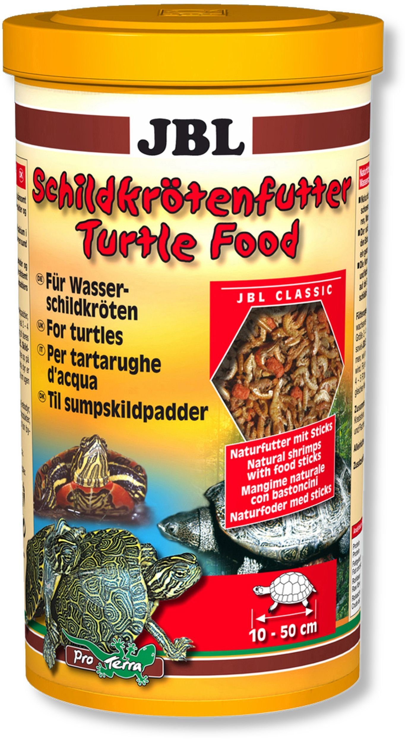 JBL GmbH & Co. KG Aquariendeko JBL Schildkrötenfutter, Turtle Food für Wasserschildkröten 1 Liter