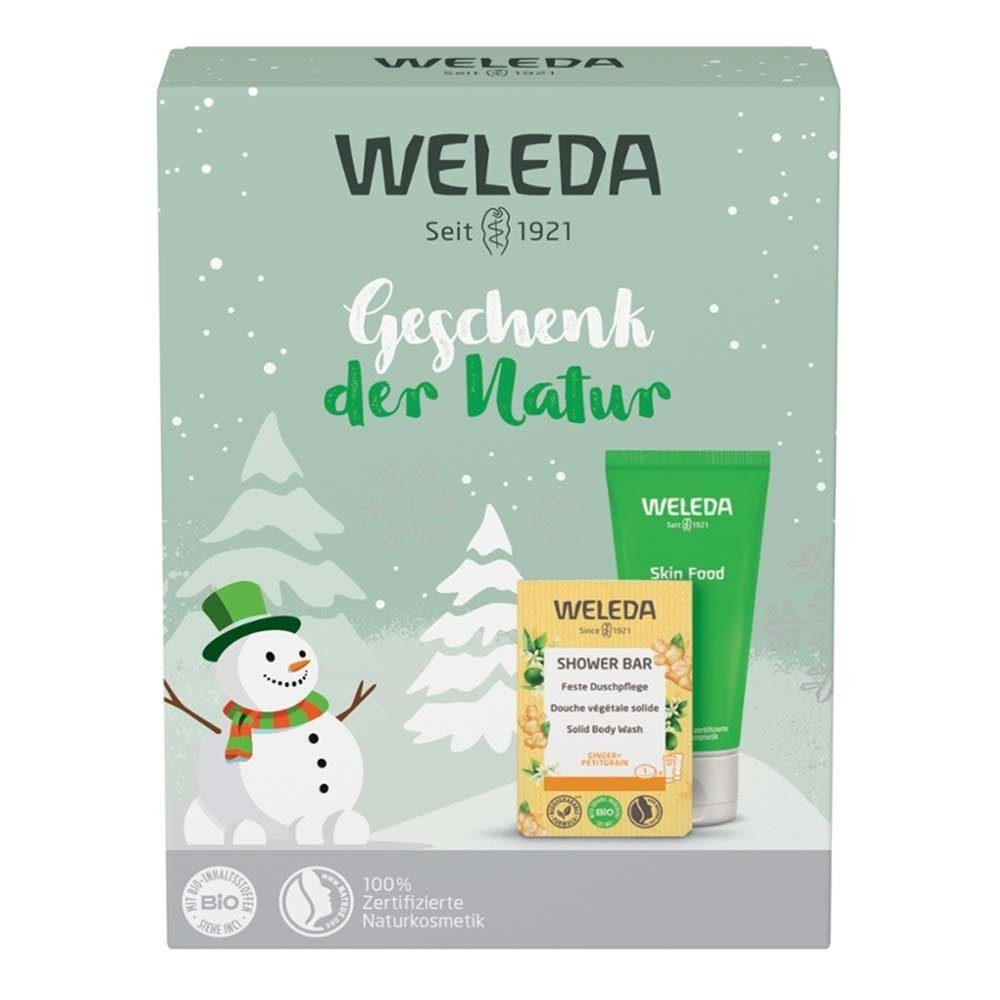 WELEDA Pflege-Geschenkset Geschenkset - der Natur Dusche Skinfood, Geschenk Feste