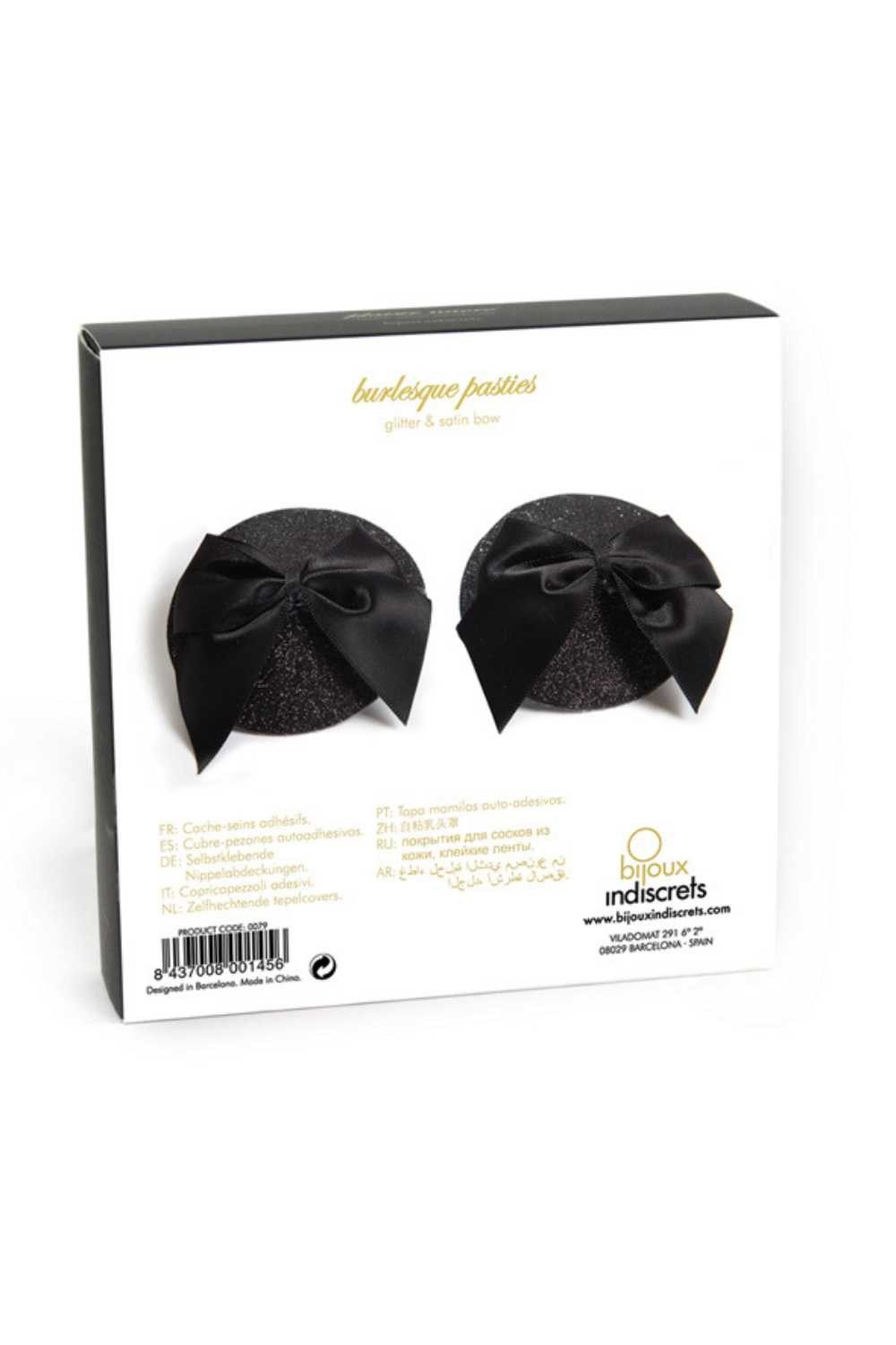 Bijoux Indiscrets Brustwarzenabdeckung BURLESQUE PASTIES Schleife sexy