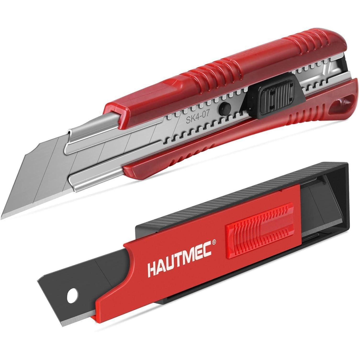 LuxusKollektion Cuttermesser Cuttermesser Profi Set 25mm mit Auto-Lock