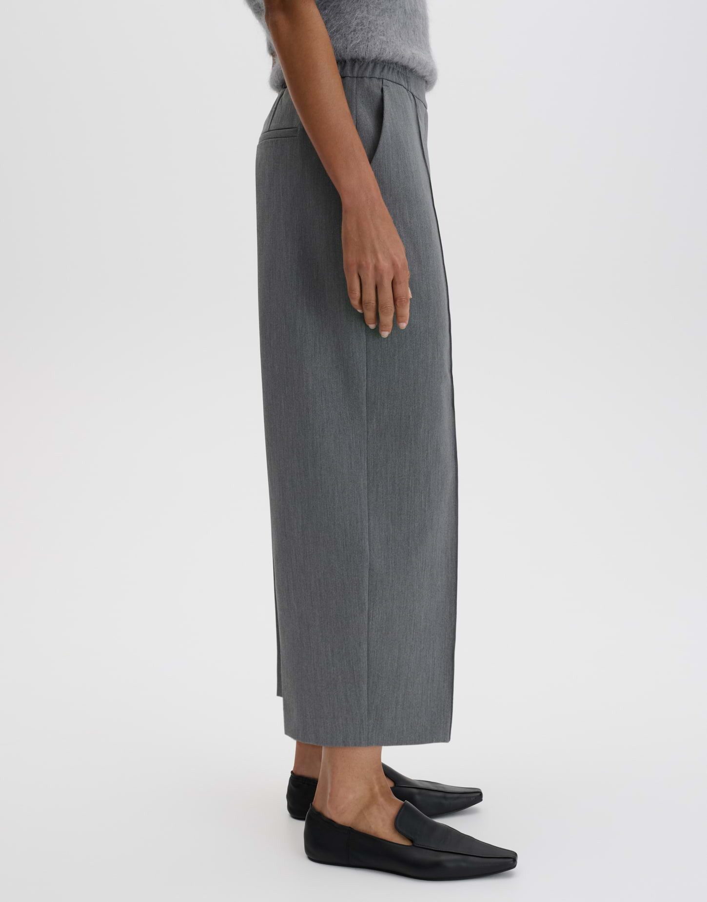 someday Stoffhose Cisilia decoded aus fließender Webware Weite Silhouette mit dezenter Twillstruktur und Gummibund – Bild 5 von 5
