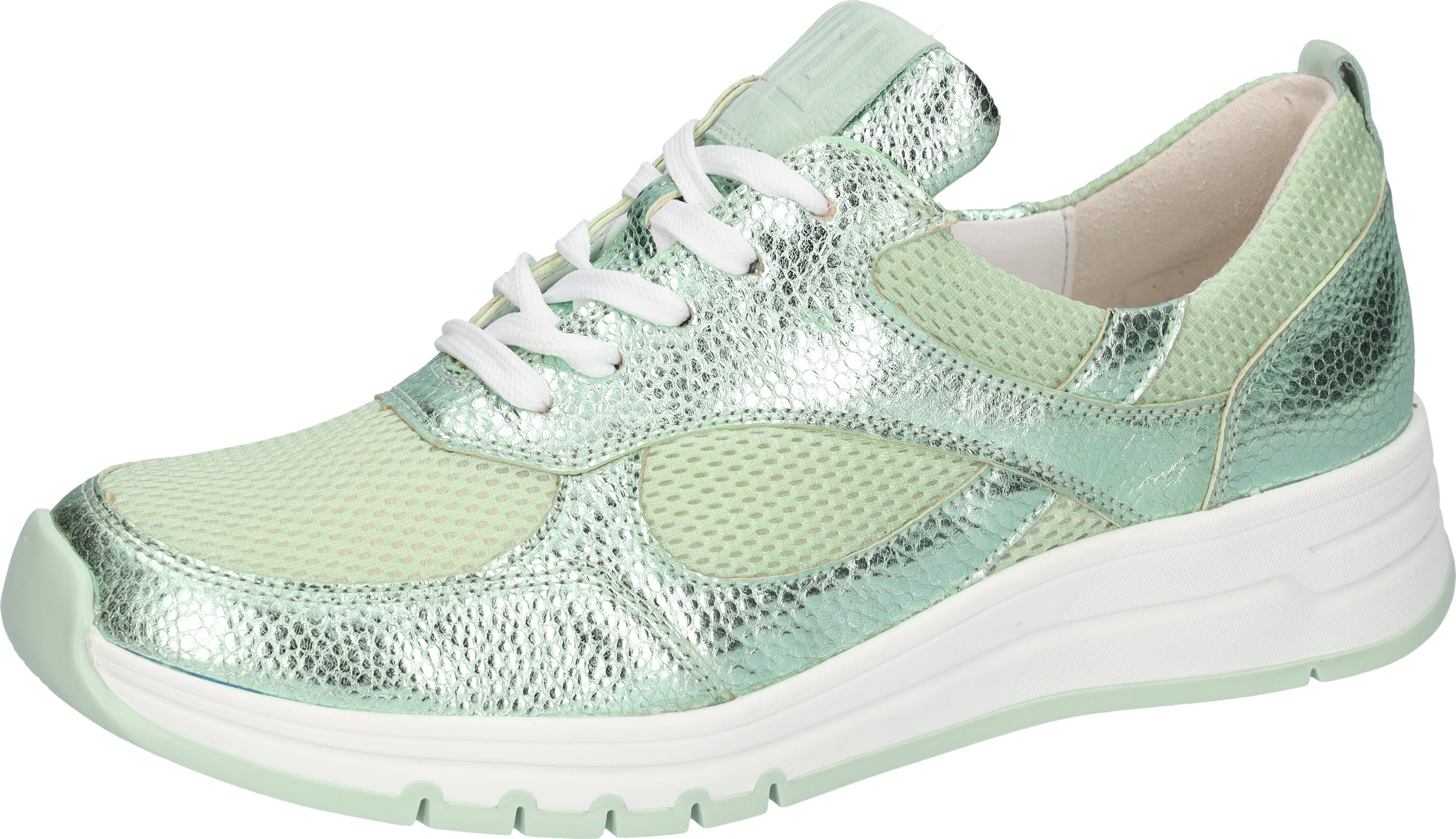 Waldläufer Sneaker Halbschuh, Schnürschuh, Freizeitsneaker mit weichem Schaftrand