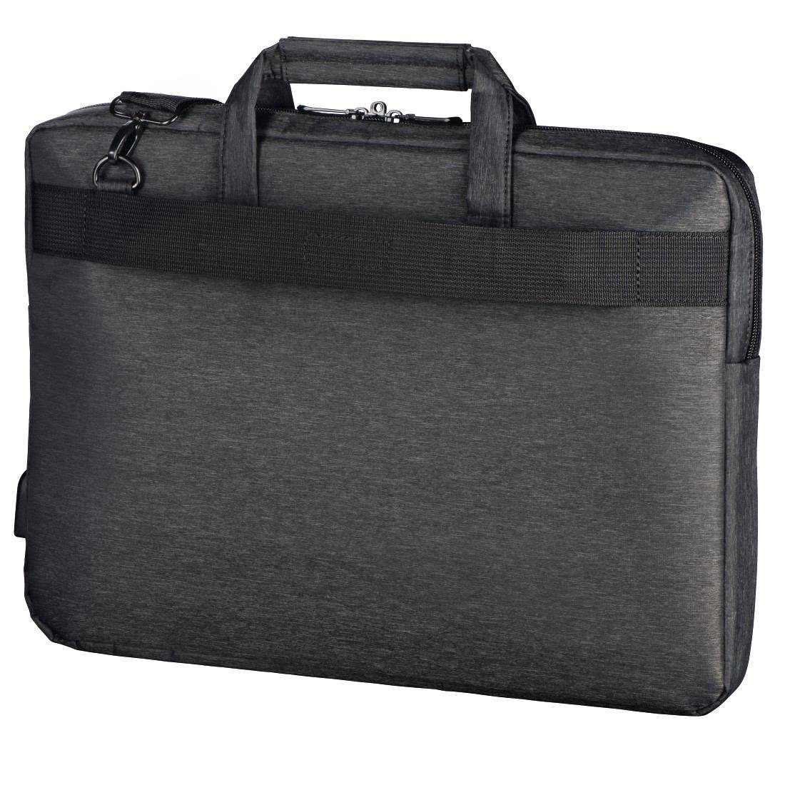 Hama Laptoptasche Laptop-Tasche Manchester Schwarz 40cm 15,6" Tasche bis Notebook