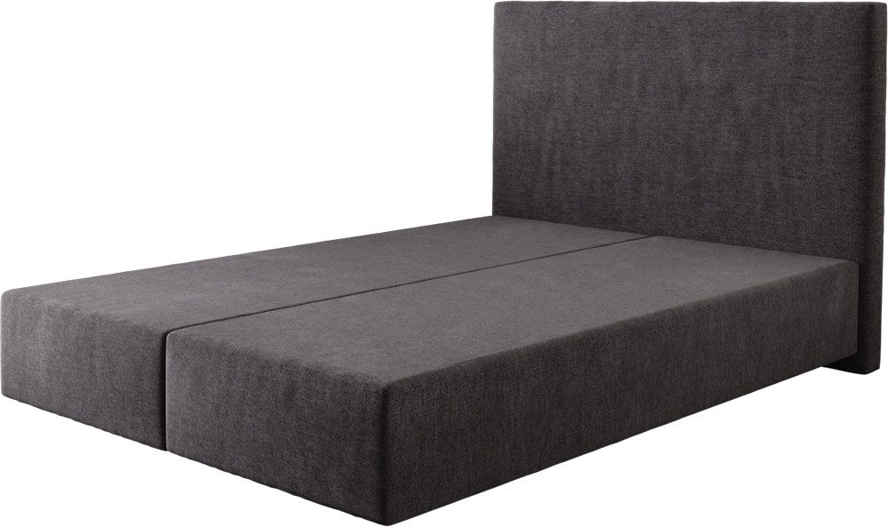 DELIFE Bettgestell Dream-Well, Mikrofaser Schwarz 140x200 günstig online kaufen
