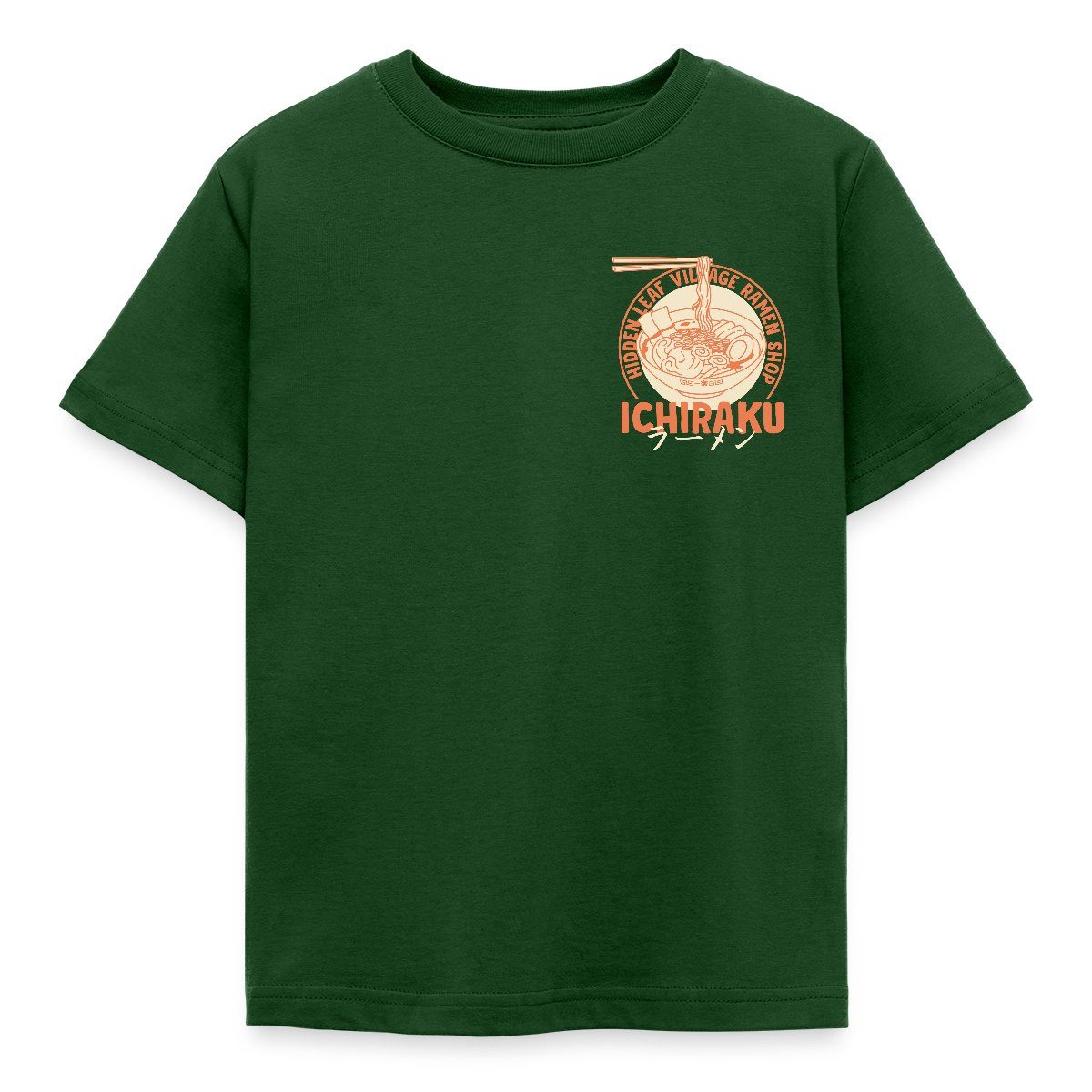 T-Shirt Naruto Ichiraku Hidden Leaf Village Ramen Logo Kinder T-Shirt