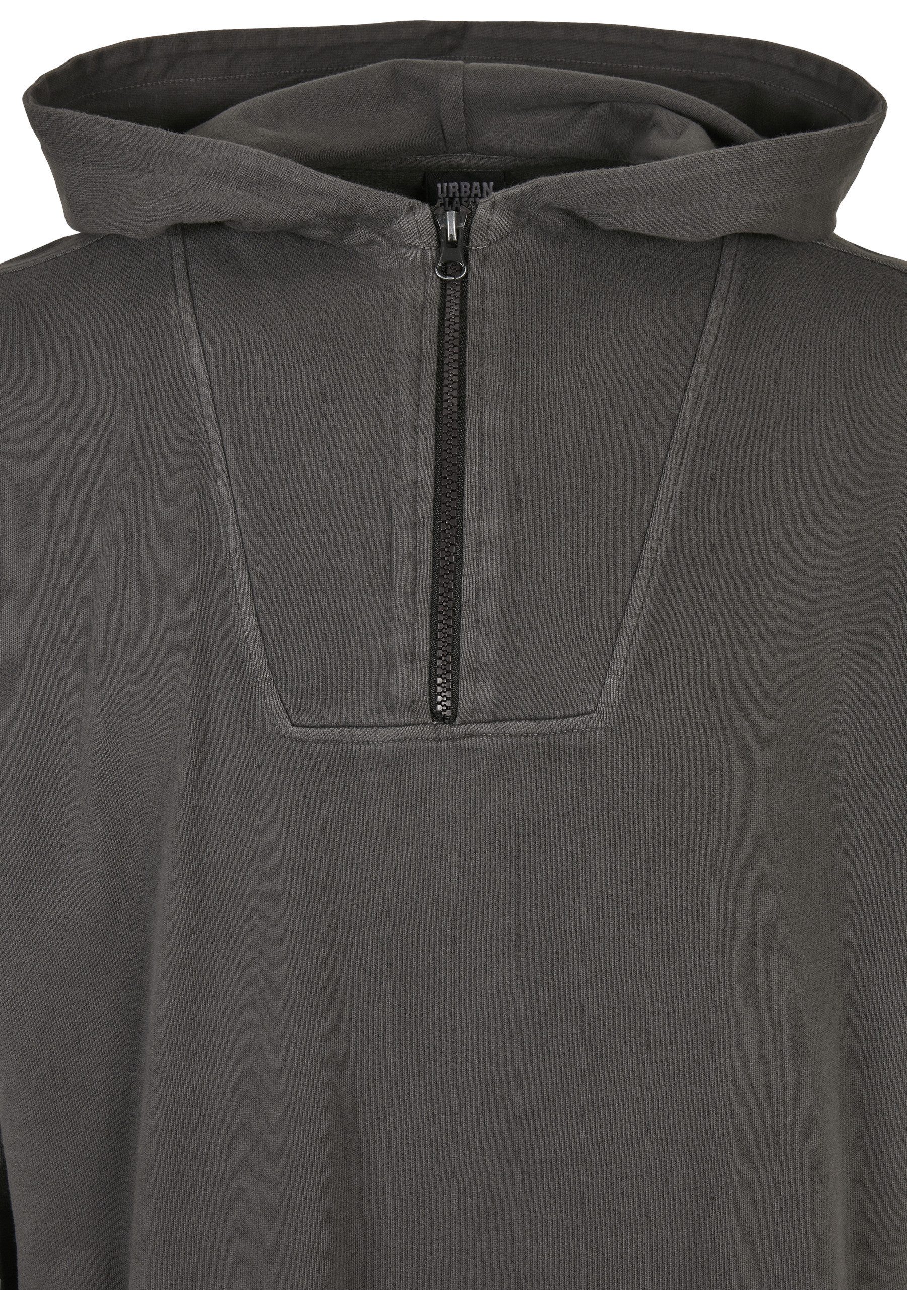 URBAN CLASSICS Rundhalspullover Urban Classics Herren Overdyed Camp Hoody (1-tlg)