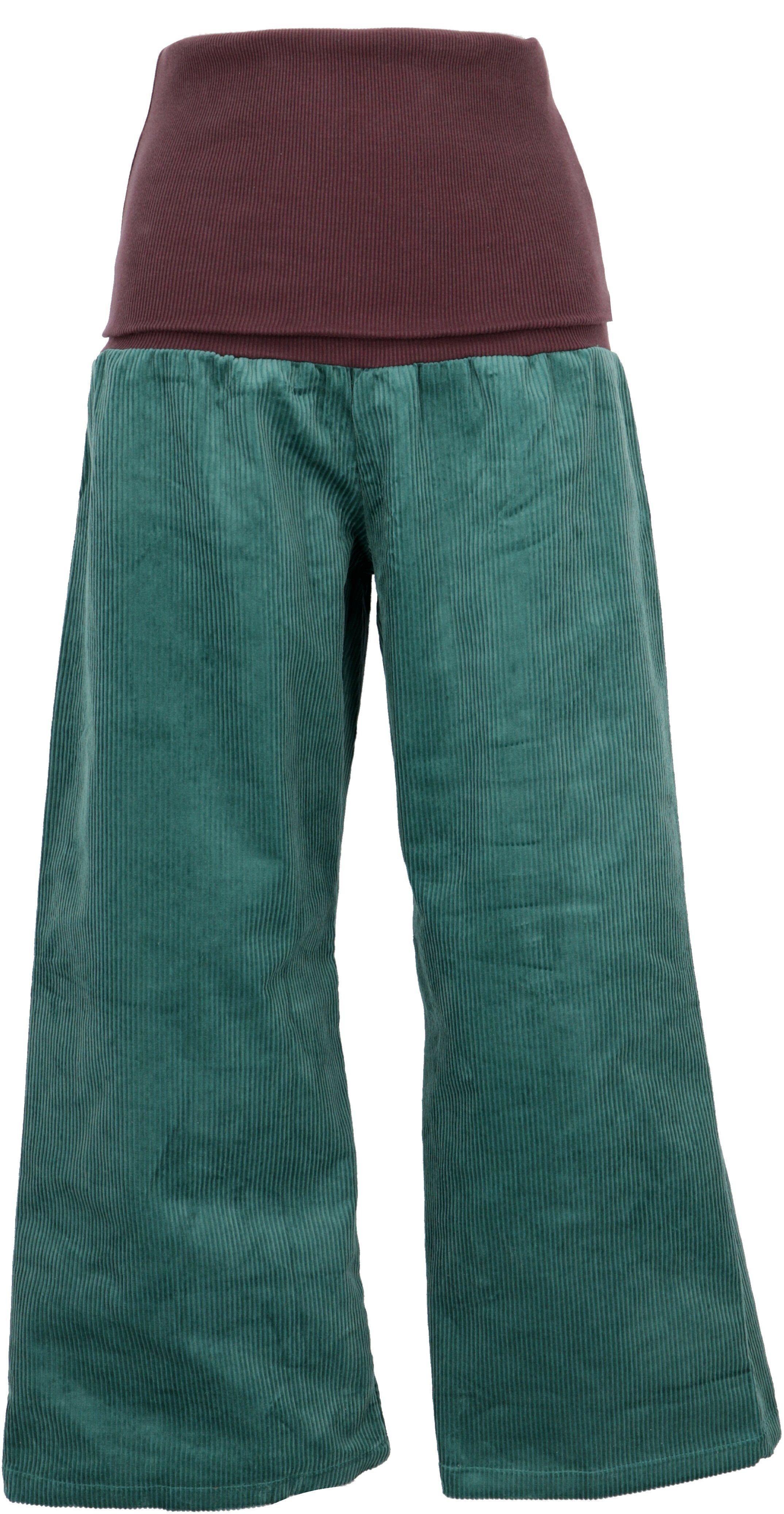 Guru-Shop Relaxhose Weite Cord Marlenehose, Wellnesshose, günstig online kaufen
