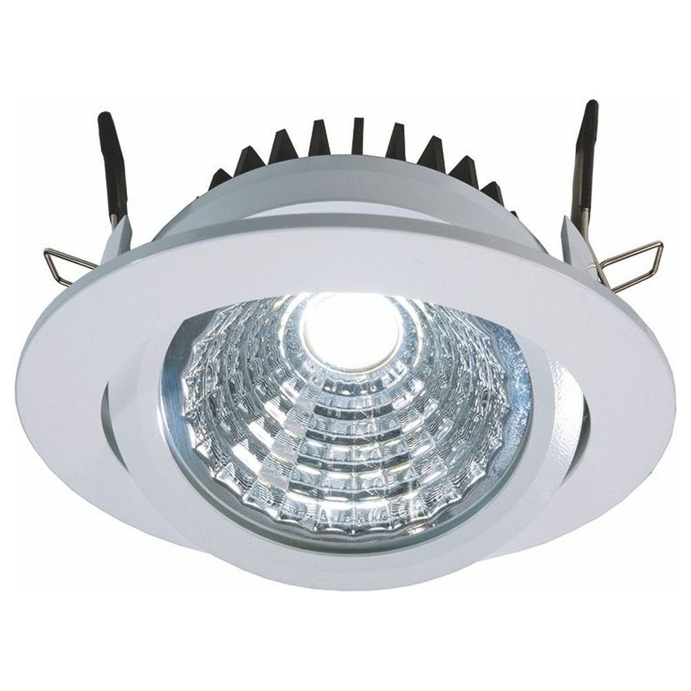 click-licht LED Einbauleuchte Modernes Kapego COB 95 Downlight schwenkbar Weiß Tageslichtweiß 6000K, keine Angabe, Leuchtmittel enthalten: Ja, fest verbaut, LED, Kaltweiss, Einbaustrahler, Einbauleuchte