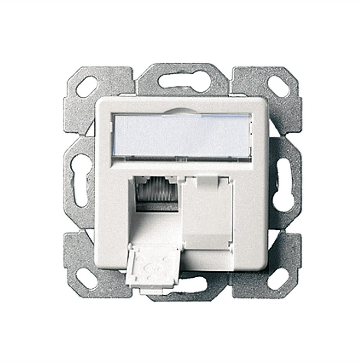 Dose AMJ45 UP/50 2x RJ-45 Kat.6A (Class EA) Netzwerk-Panel
