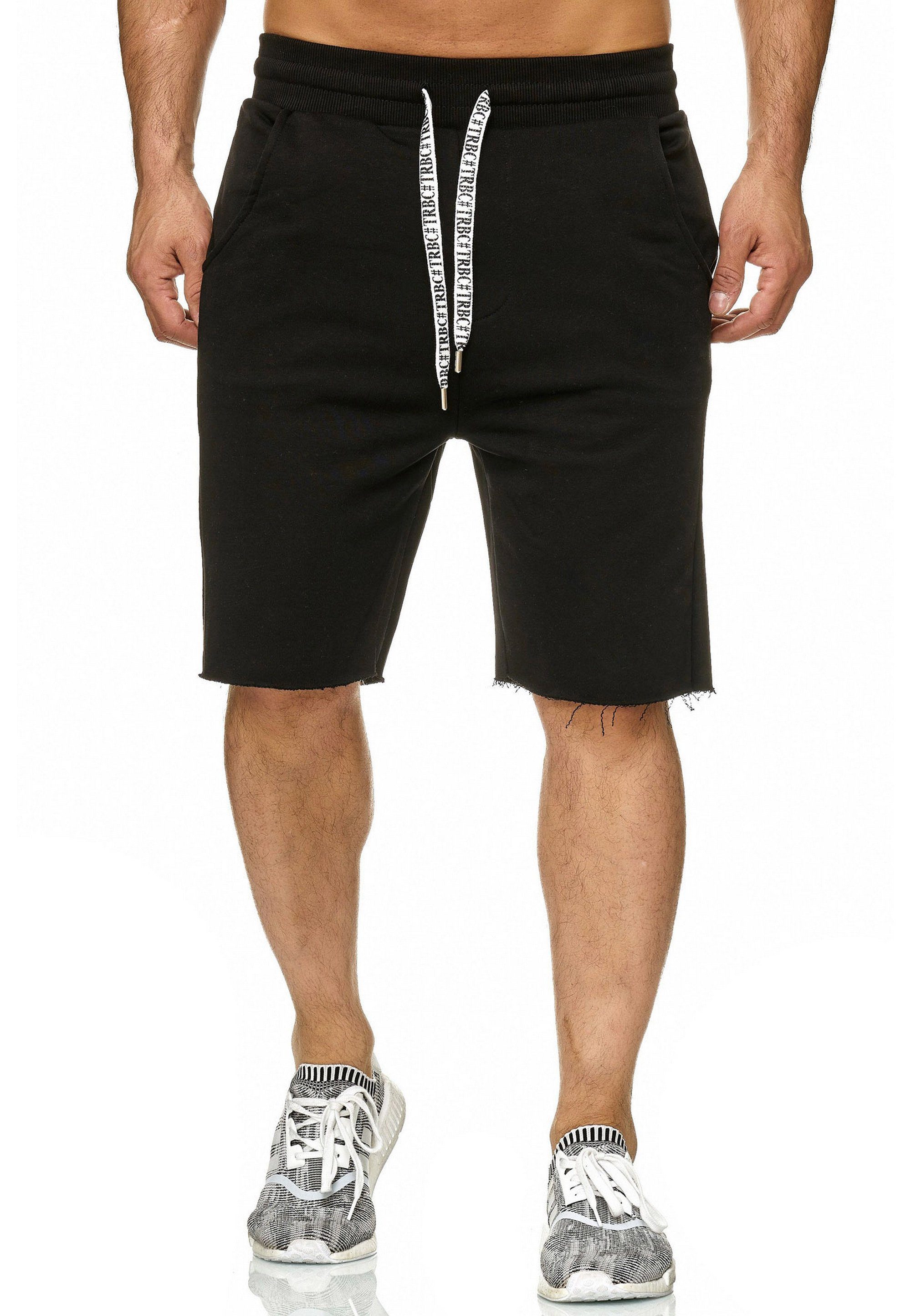 RedBridge Shorts Aurora mit breitem Saum schwarz