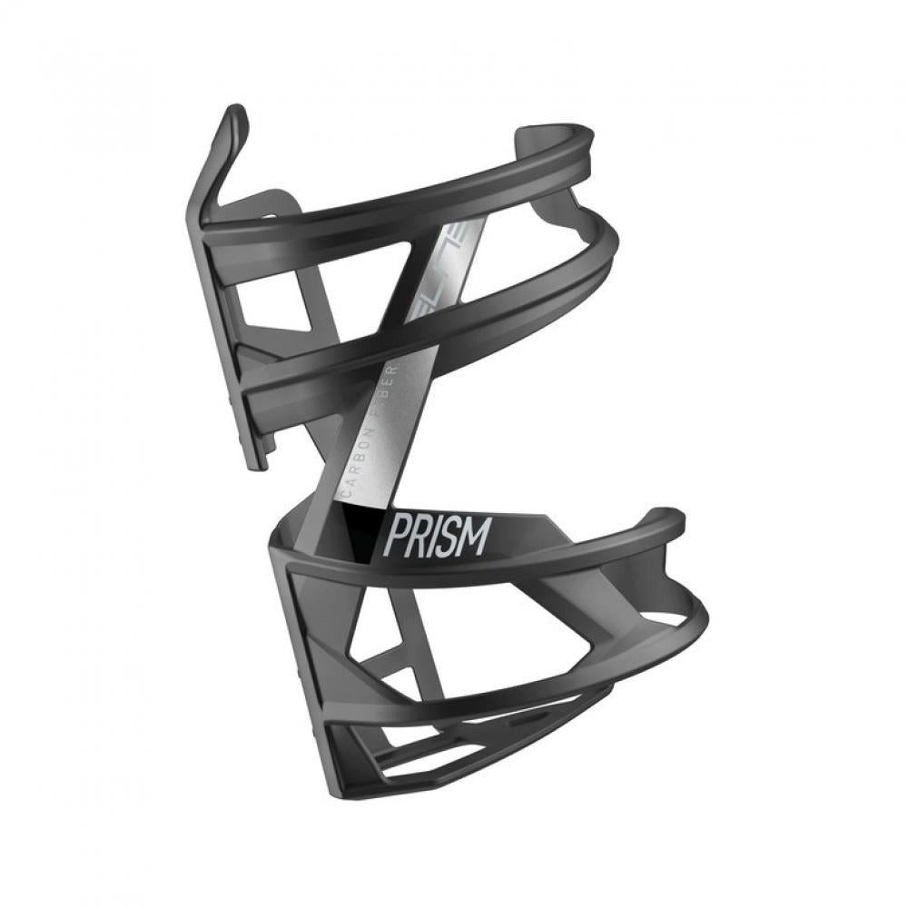 Elite Fahrrad-Flaschenhalter Elite Trinkflaschenhalter Prism Carbon rechts, Carbon, schwarz matt