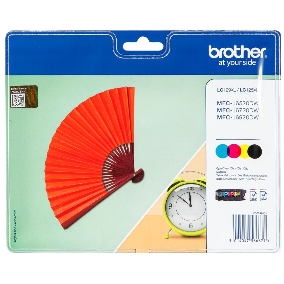 Brother LC-129 / LC-125 XL Value Pack BK/C/M/Y Tintenpatrone