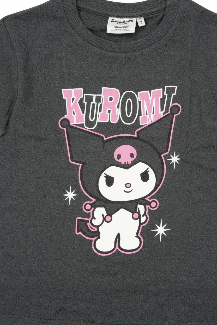 Disney Schlafanzug Zweiteiliges Kinder Pyjama-Set mit Kuromi (Langarm) (Set)