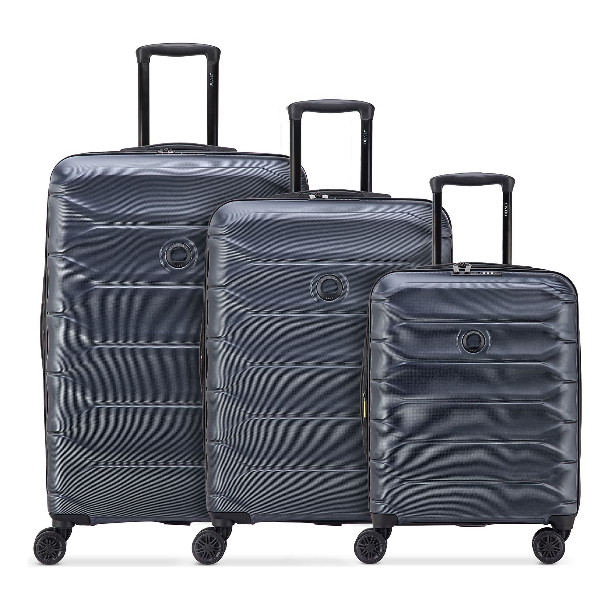 Delsey Paris Trolleyset Meteor, 4 Rollen, (3-teilig, 3 tlg), ABS