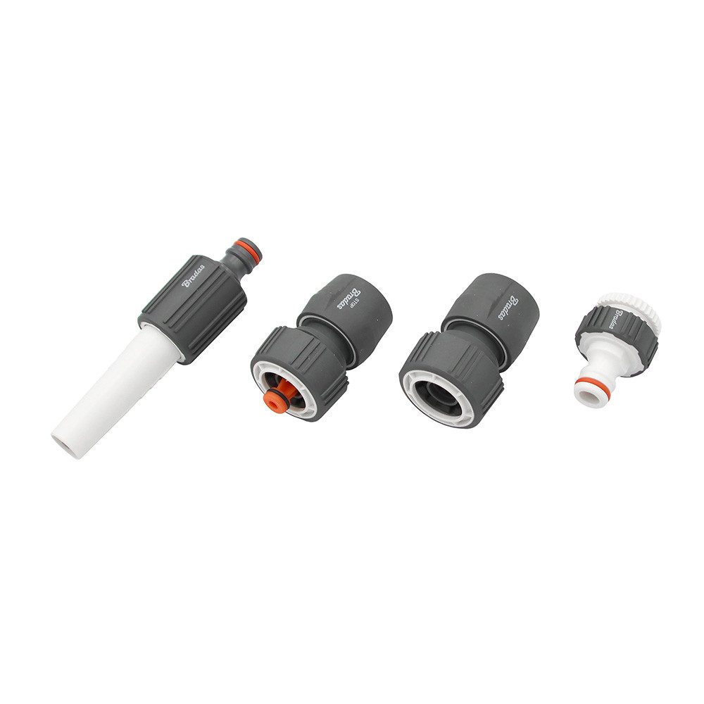 Bradas Schlauchadapter 4-teiliges Sprühset 3/4 Bradas WHITE LINE SOFT