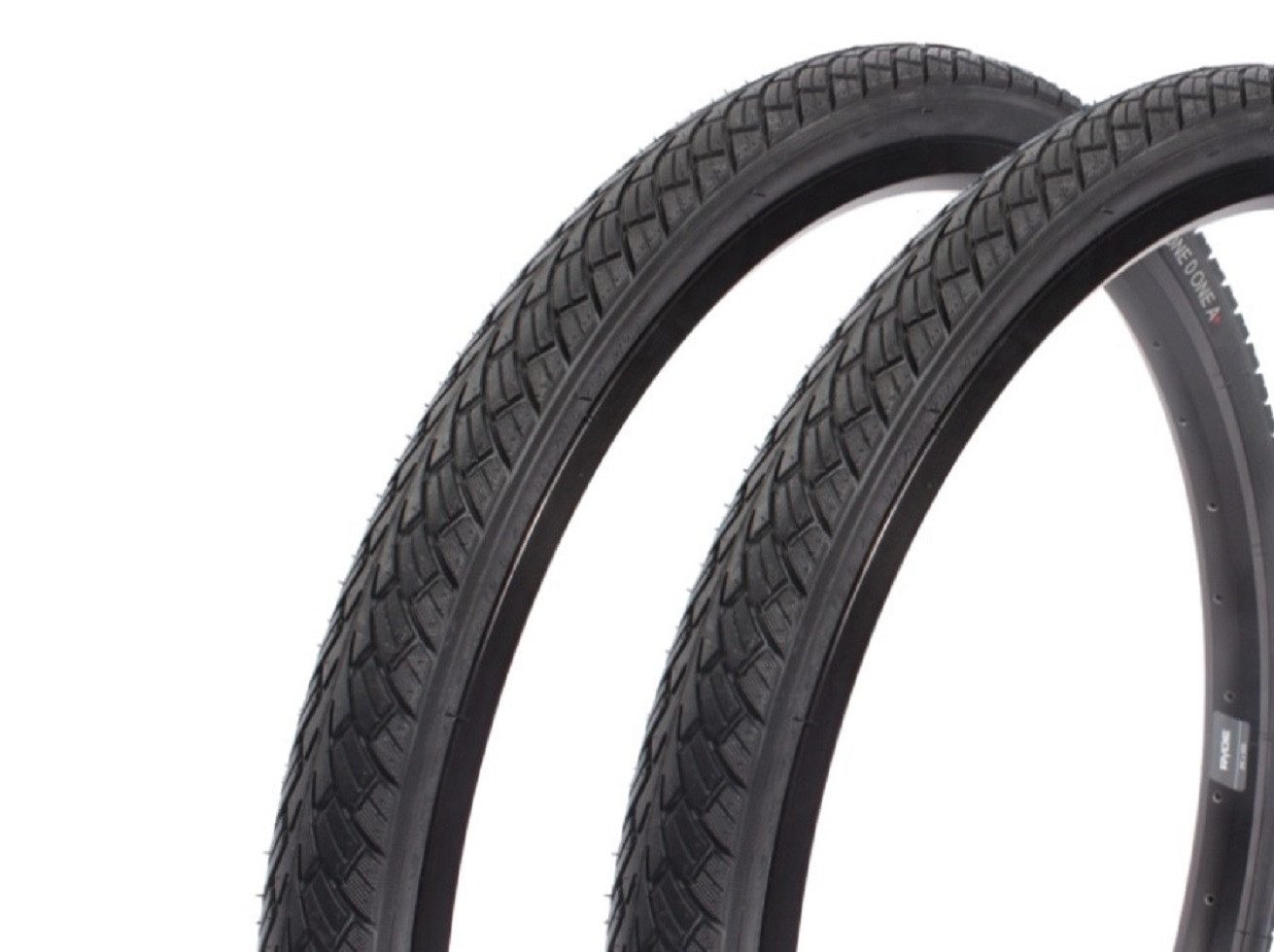 KHEbikes Fahrradreifen Fahrrad Reifen Set KUJO One 0 One A 26 Zoll x 1,75 Schwarz