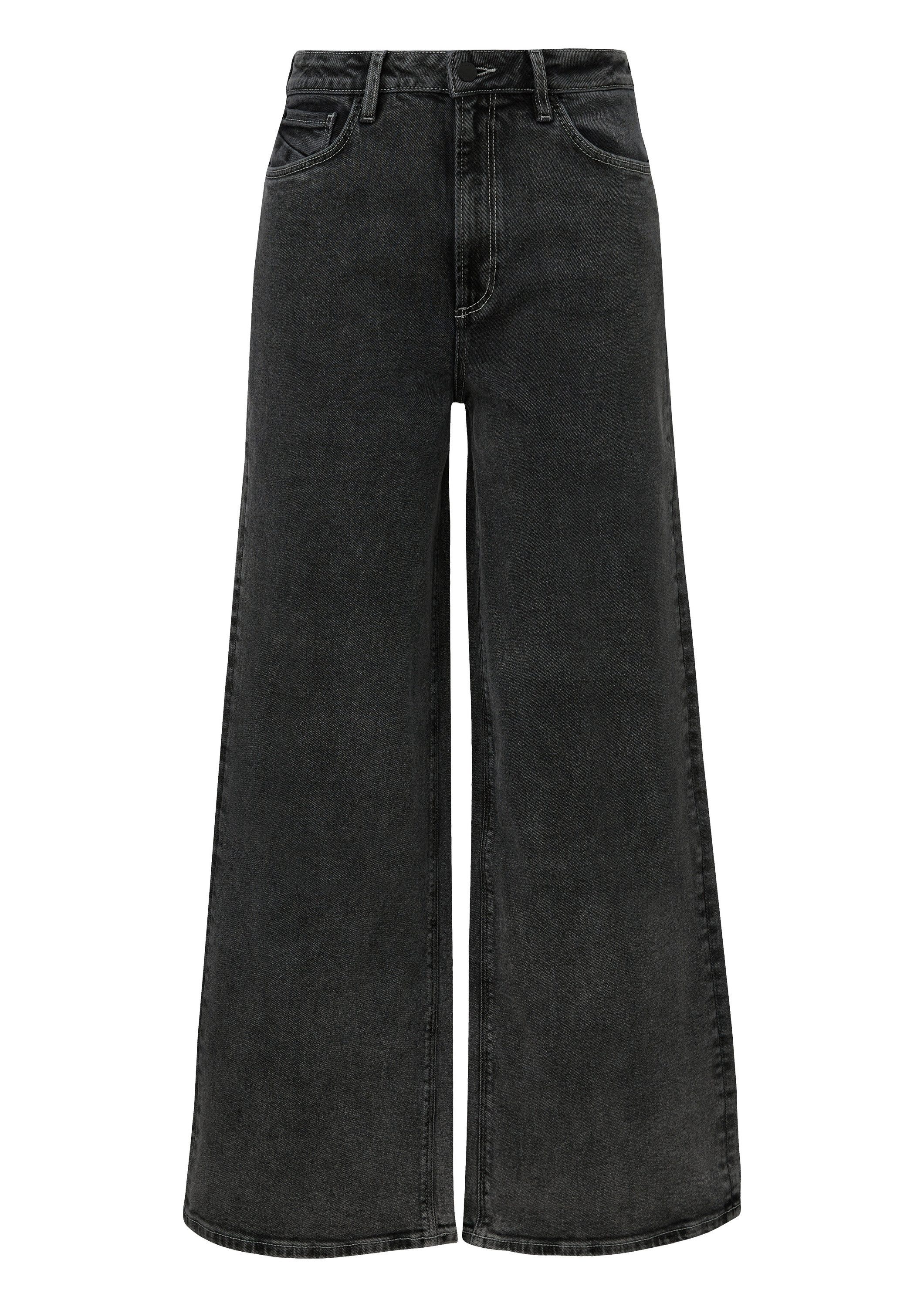 QS Weite Jeans Jeans-Hose CATIE Jeans Catie / Slim Fit / High Rise / Wide L günstig online kaufen