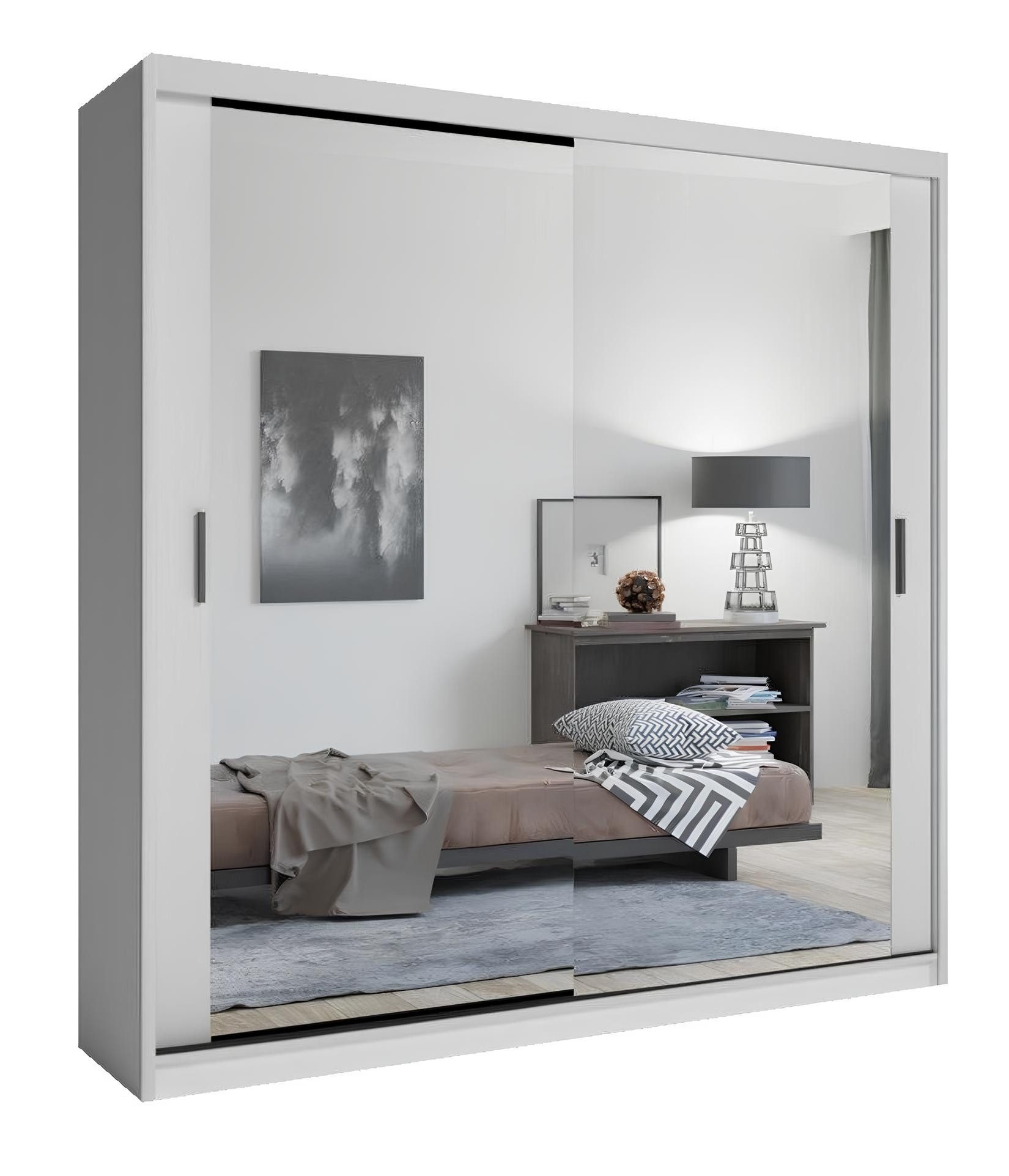 Xlmoebel Kleiderschrank Neu LED-Schrankbeleuchtung Moderner Kleiderschrank Schiebeschran (1-St., Kleiderschrank) Hergestellt in Europa