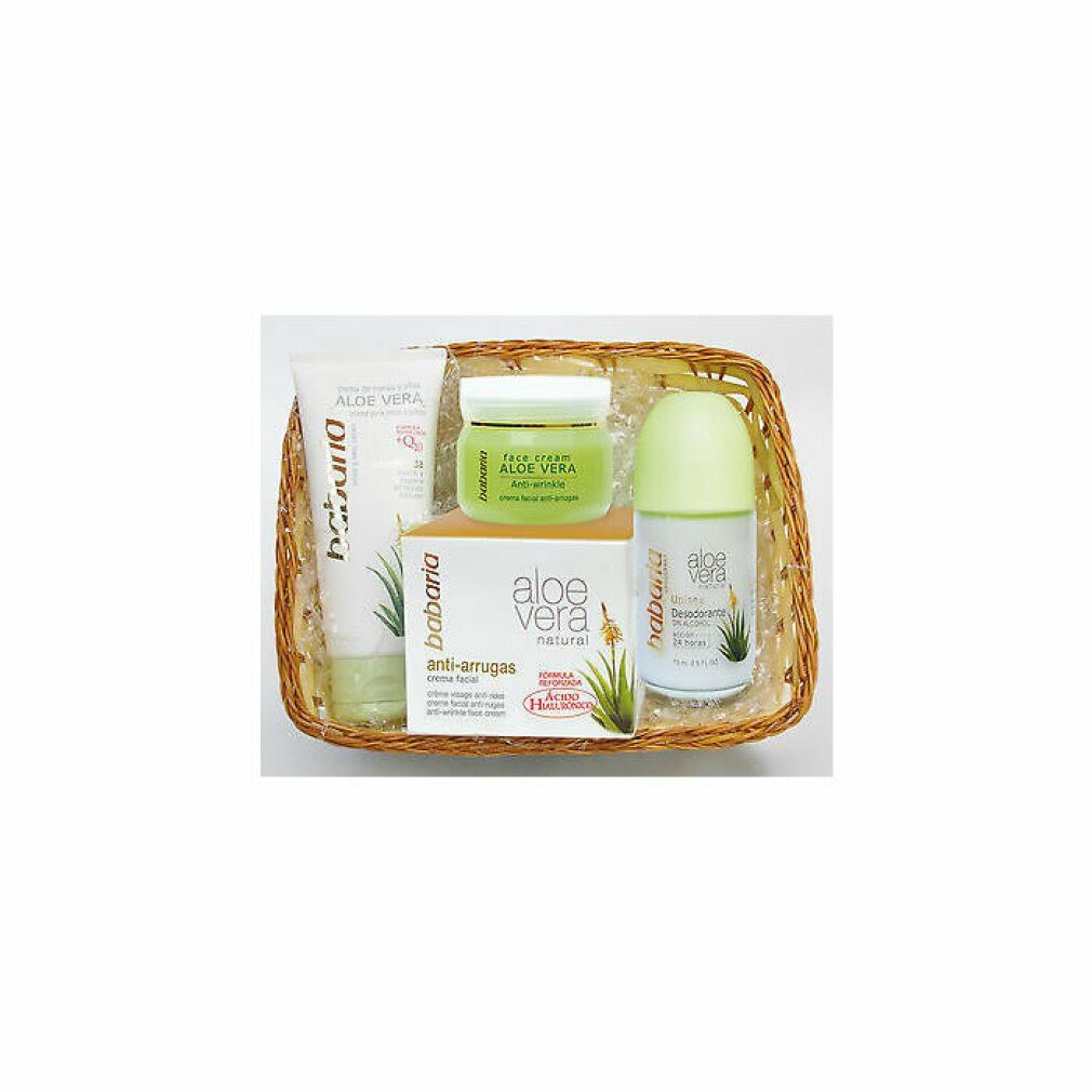 babaria Hautreinigungs-Set Creme Aloe Vera 50ml Set 3 Artikel