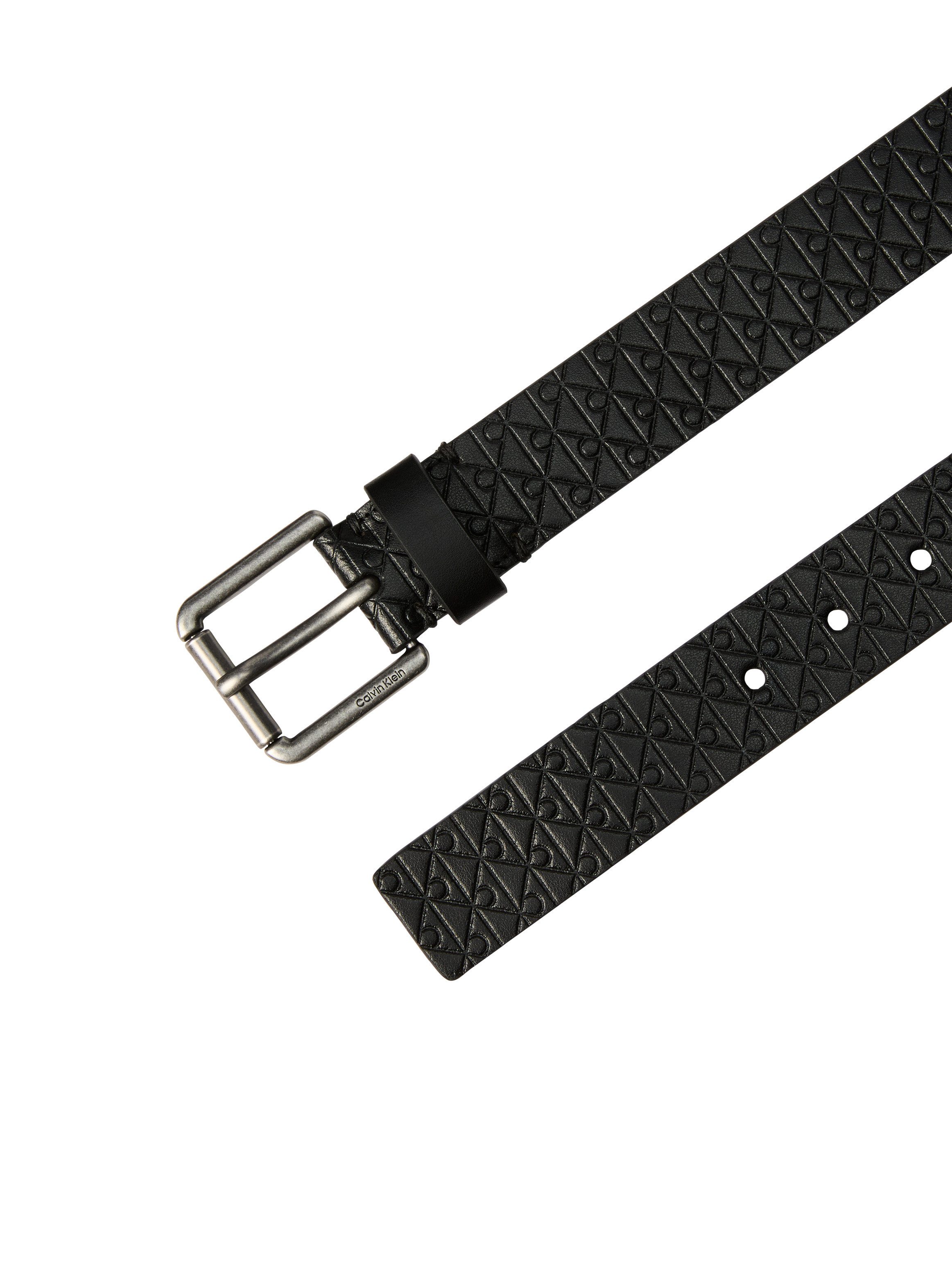 Calvin Klein Jeans Ledergürtel CASUAL ROLLER BUCKLE AOP 35MM Regular fit und größenverstellbar – Bild 4 von 5