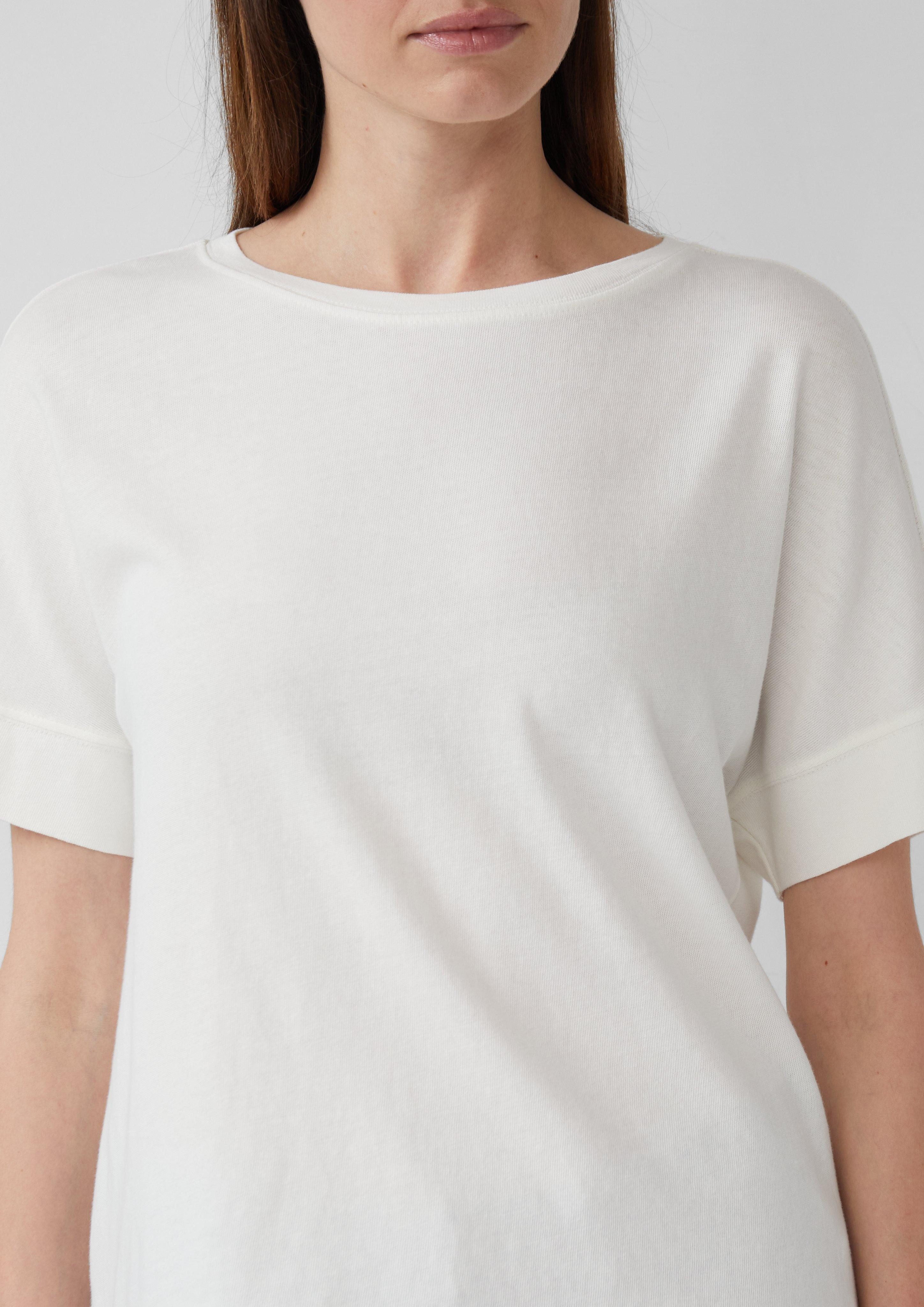 s.Oliver Shirttop Gewaschenes T-Shirt mit Ziernähten günstig online kaufen