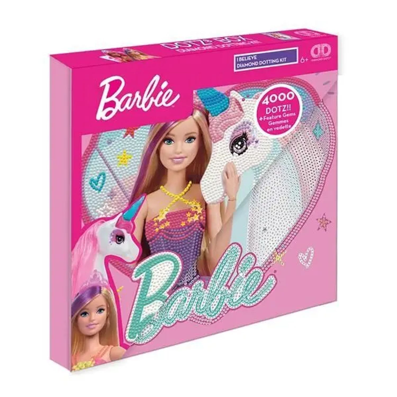 Diamond Dotz Spiel Diamond Dotz Barbie mit Einhorn