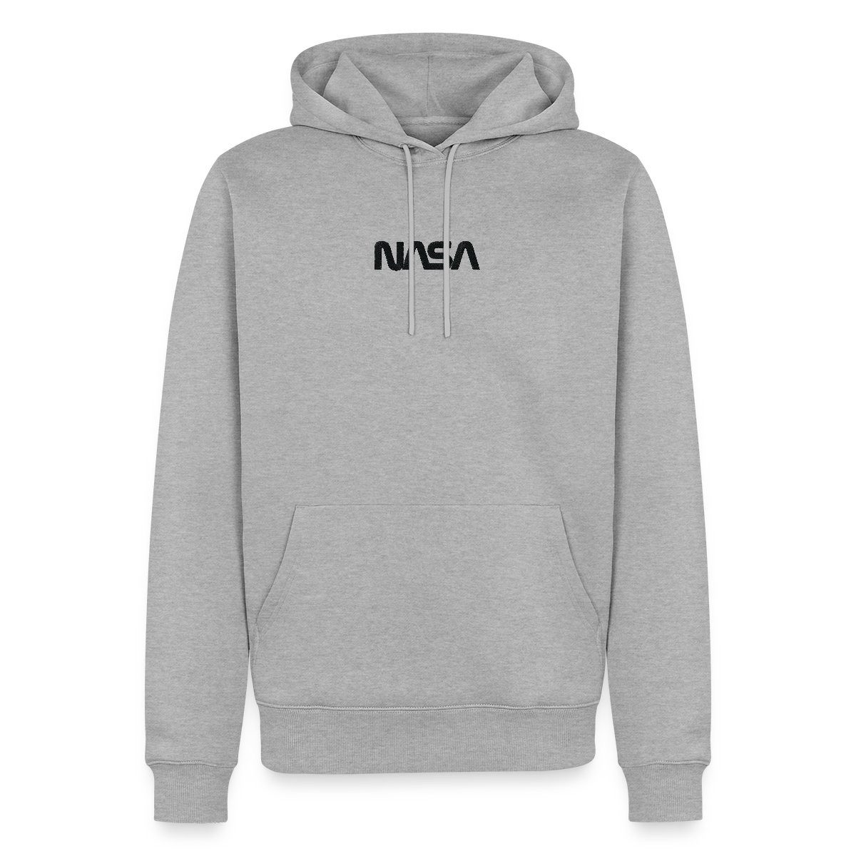 Hoodie NASA Logo Schwarz Stick Herren Premium Hoodie
