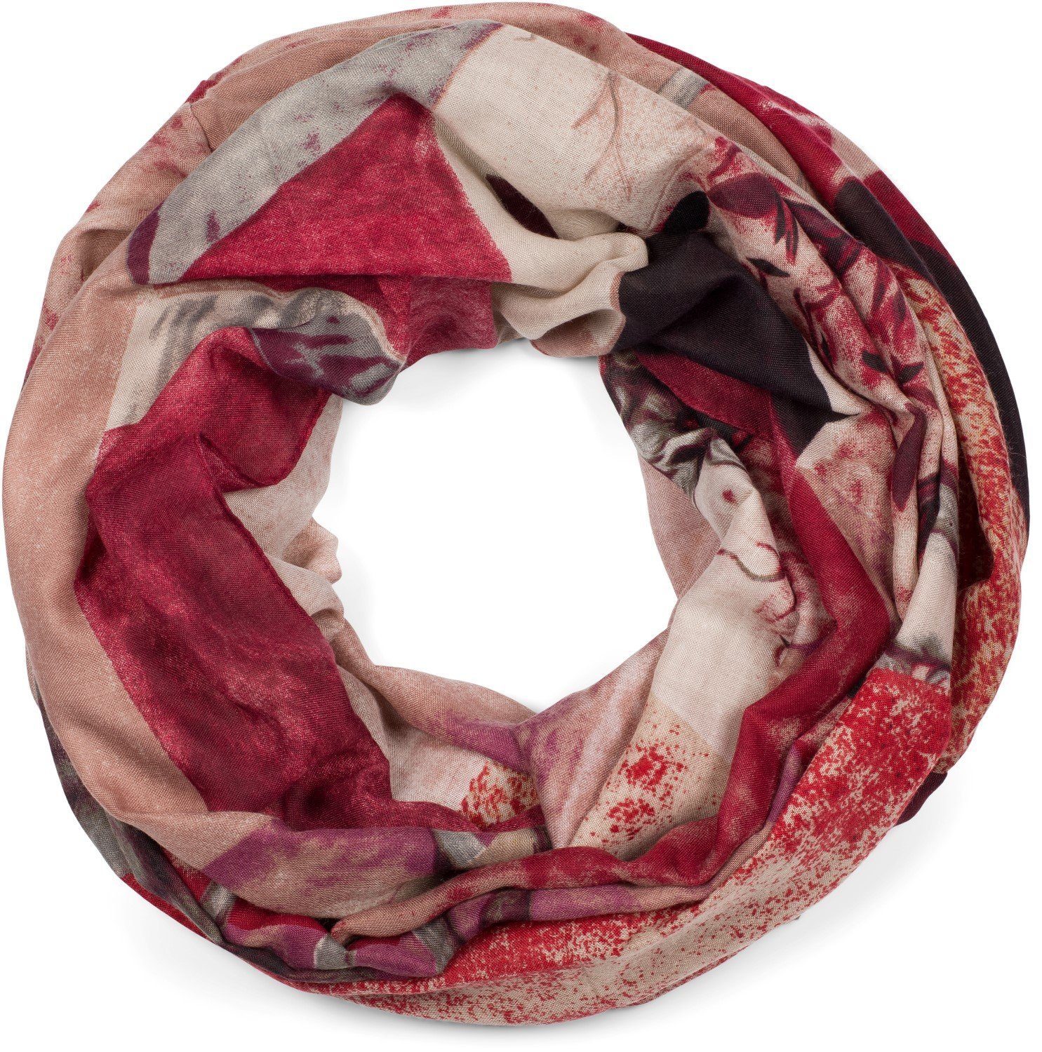 Loop Loop Schal mit Hirsch Print