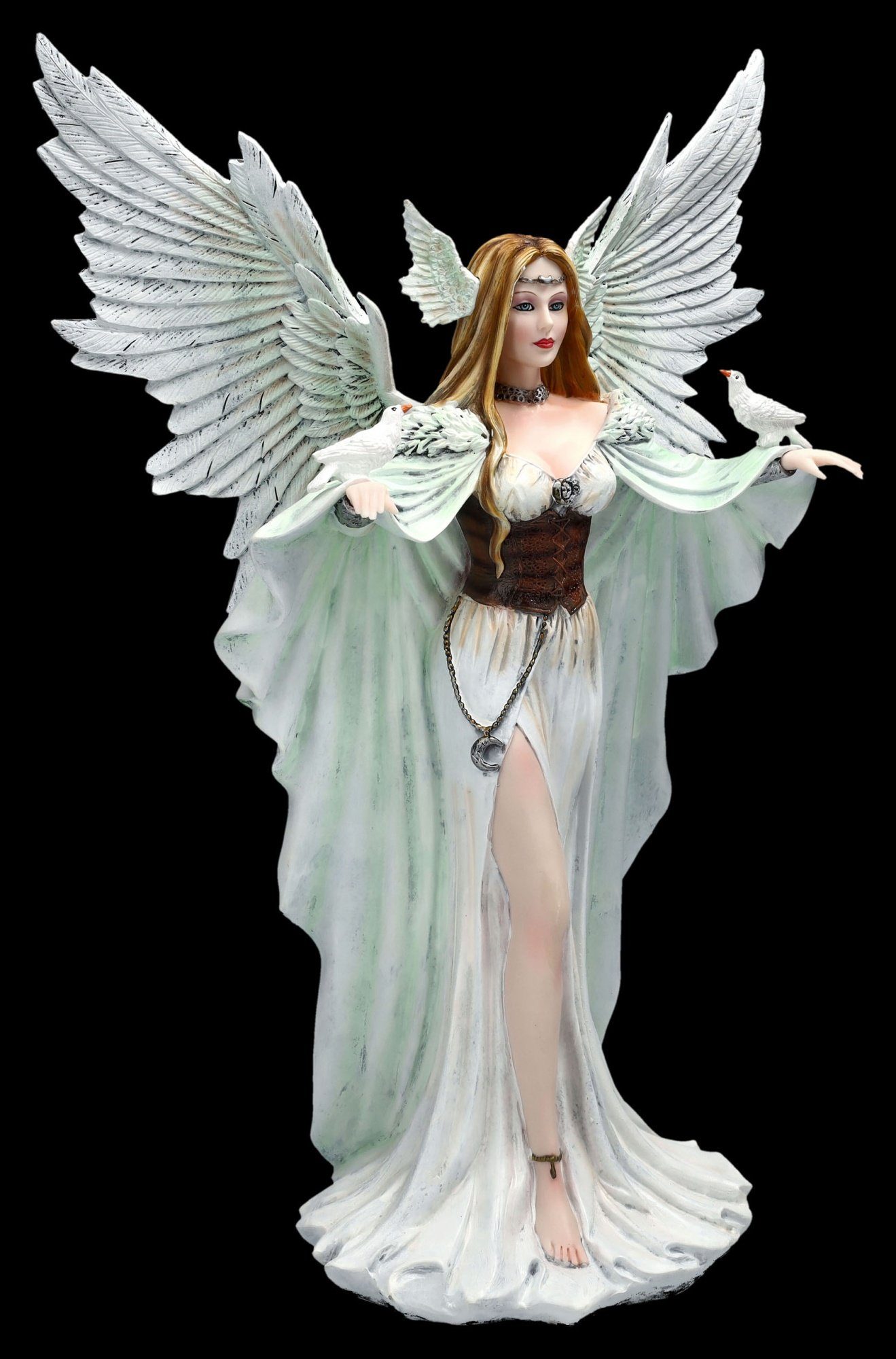 Figuren Shop GmbH Dekofigur Engel Figur - Welcome to Heaven - Fantasy Dekoration Dekofigur