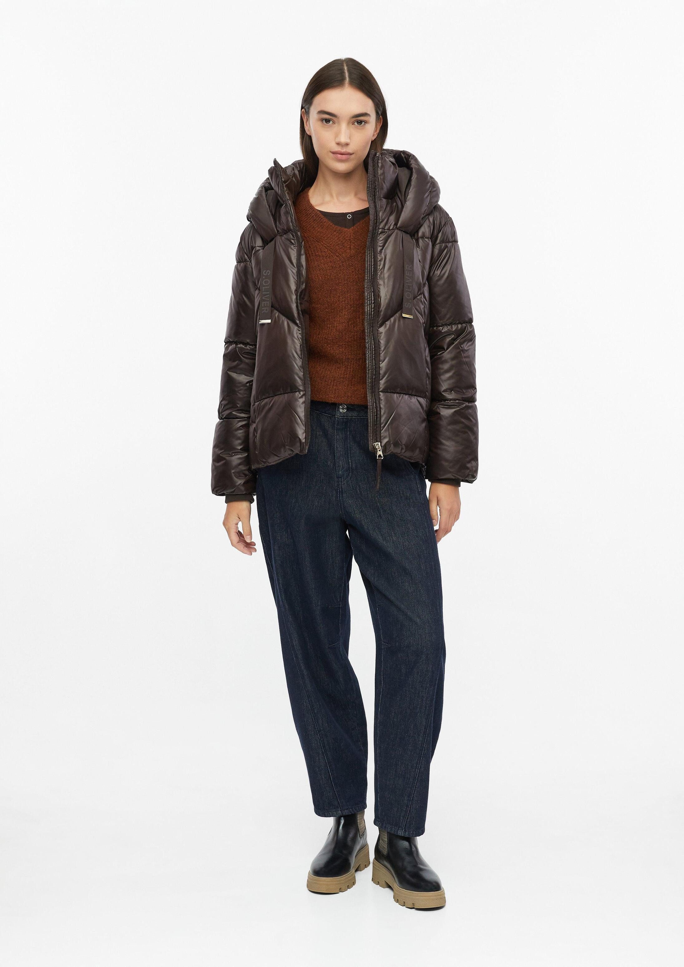 s.Oliver Winterjacke Outdoor-Jacke Pufferjacke in glänzender Optik – Bild 5 von 5