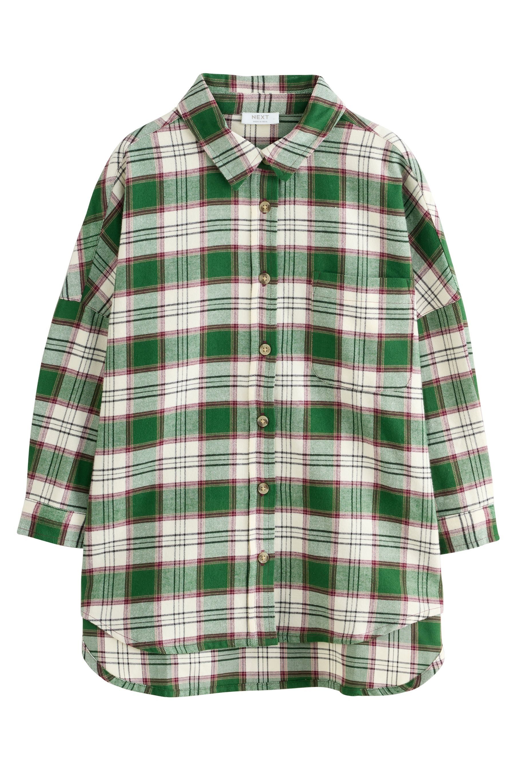 Next Hemdbluse Kariertes Hemd (1-tlg)