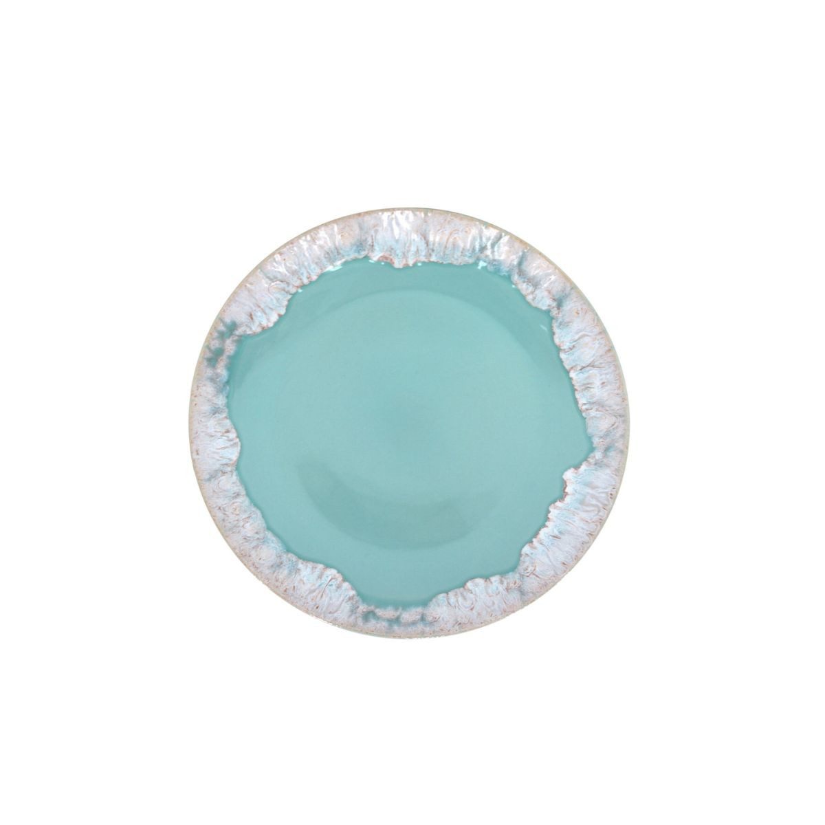 Costa Nova Brotteller Taormina Aqua kleiner Brot, Kuchen und Beilagenteller, 16 cm, Casafina, (1 St), Hohe Brenntemperaturen, porenfrei hygienisch, wärmeschockbeständig