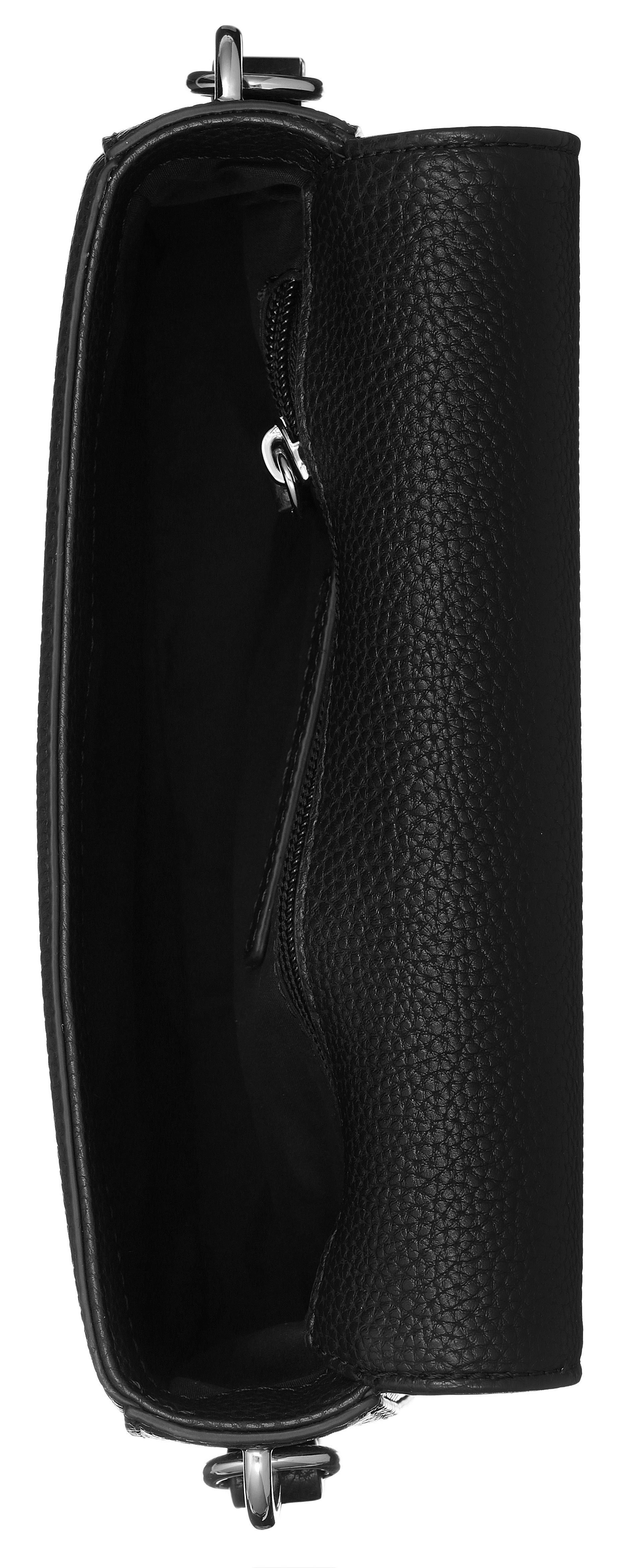 Tommy Hilfiger Umhängetasche TH EMBLEM FLAP CROSSOVER, mit TH-Emblem vorne