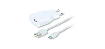 Vivanco USB Charger Set 2.4A für Apple iPhone und iPad, weiss, 1,2m USB-Ladegerät (Unterstützt schnelles Laden)